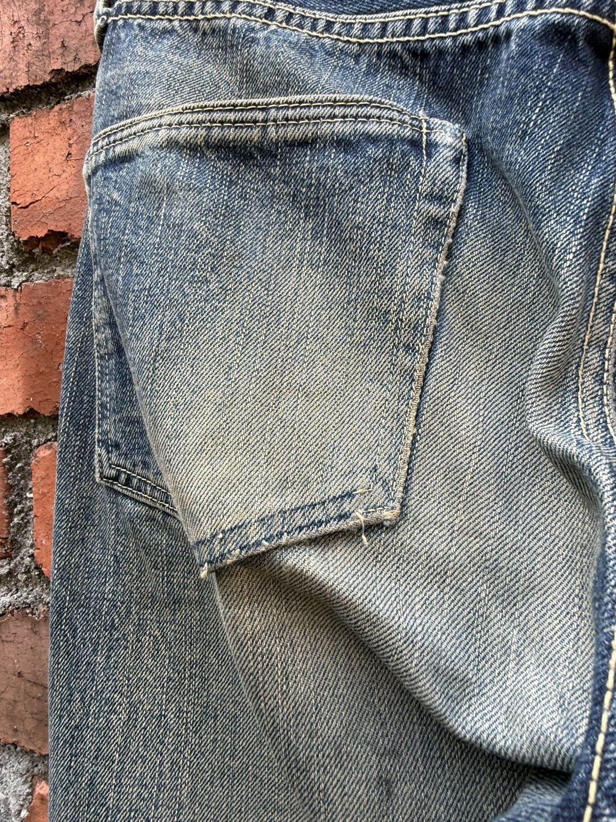 Ten C W30x29 distressed the flat head denime redline japan Size US 30 / EU 46 - 3 Thumbnail