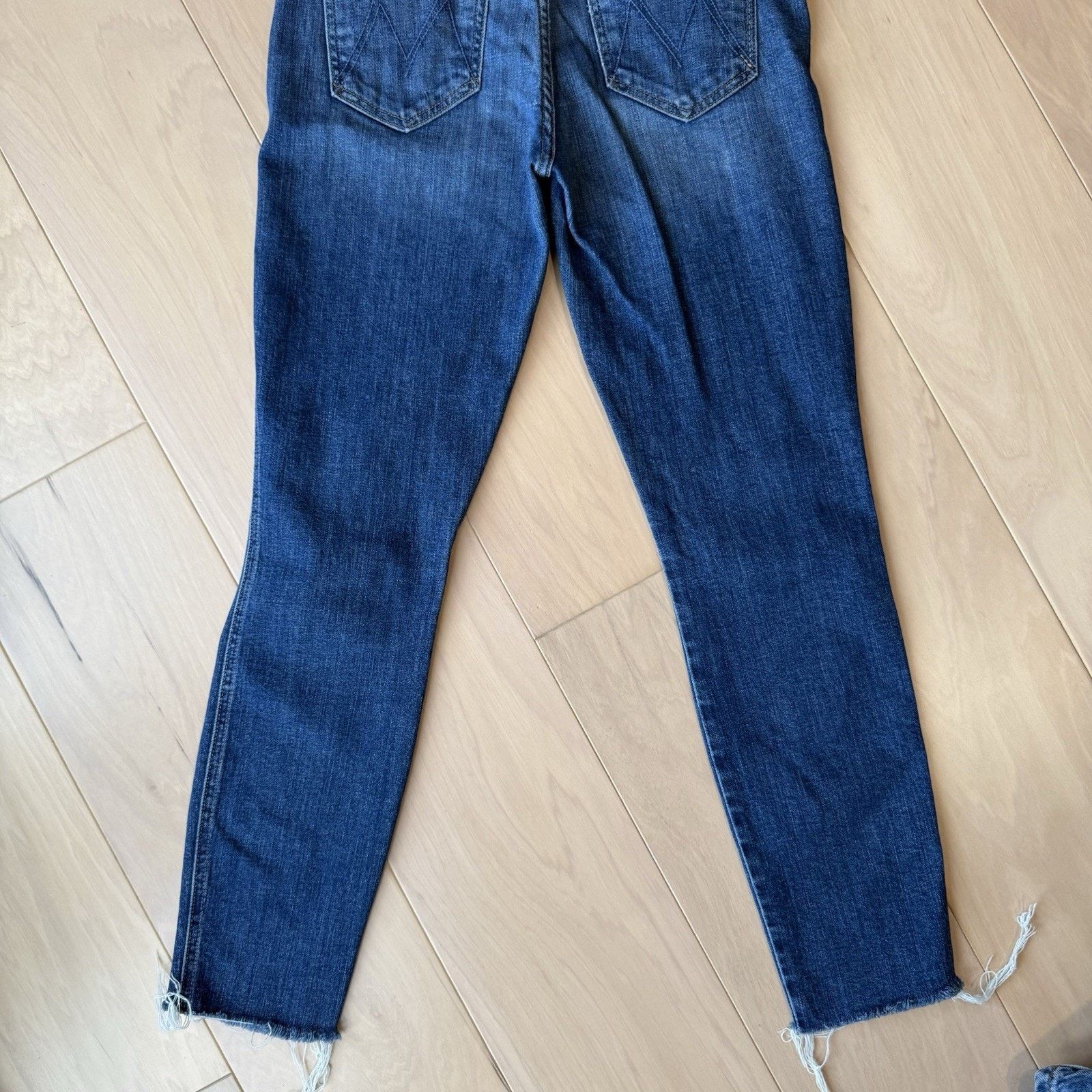 MOTHER Mother High Waisted Double Looker Ankle Fray Jeans W 27 Size 27" / US 4 / IT 40 - 10 Thumbnail