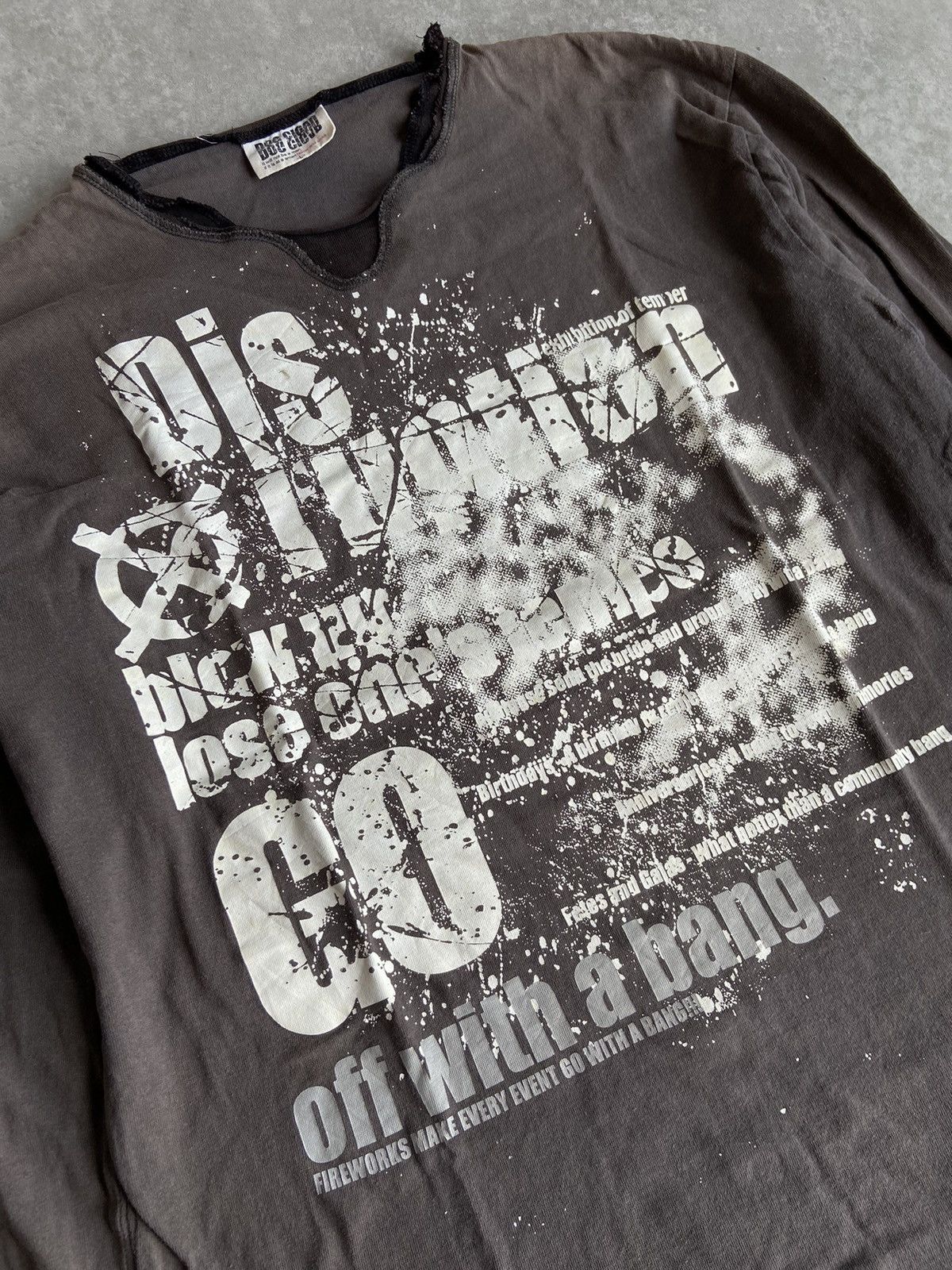 If Six Was Nine × Japanese Brand × Le Grande Bleu (L.G.B.) Dog Cigar Double Layer Affliction Longsleeve Size US L / EU 52-54 / 3 - 2 Thumbnail