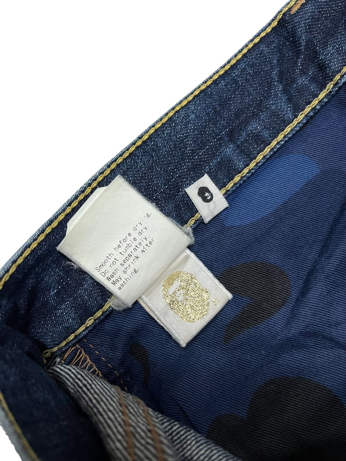 Bape OG Bape Bapesta Blue Jeans Denim size 36 Size US 36 / EU 52 - 10 Thumbnail