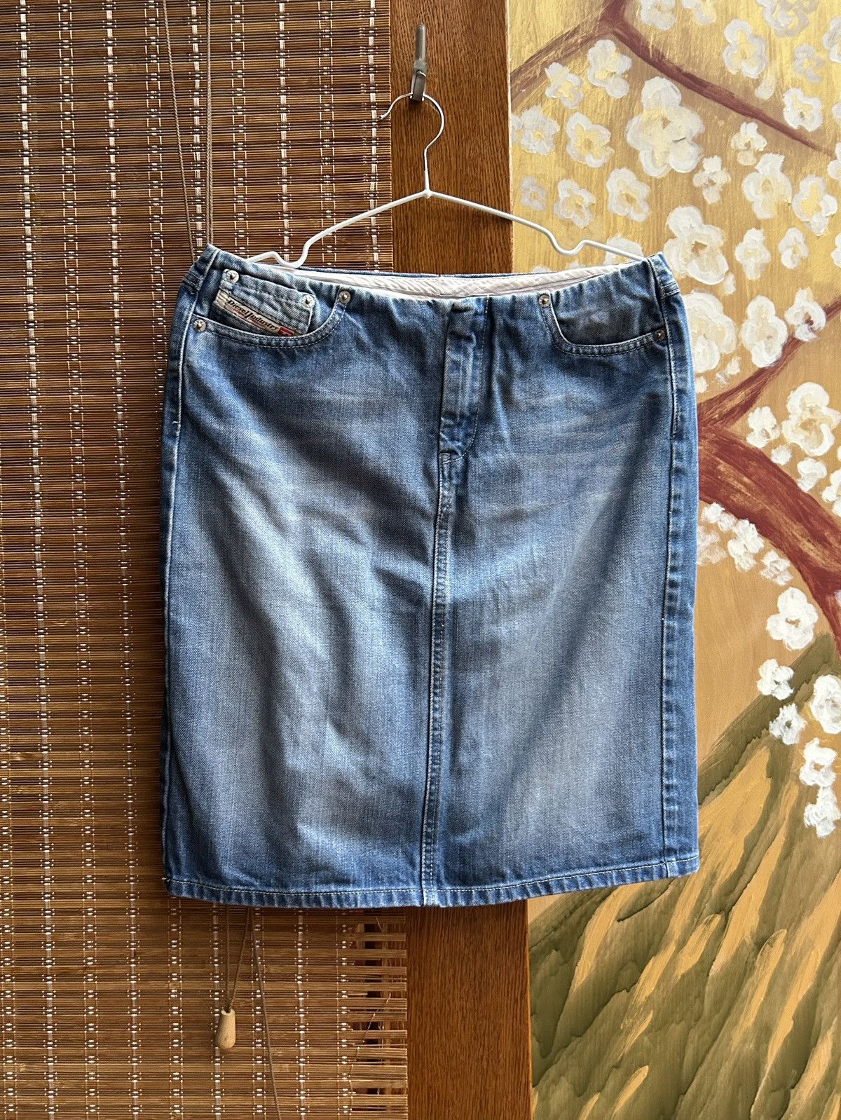 Diesel Y2K Diesel Industry Women’s Denim Skirt Made in Italy Sz 28 Size 28" / US 6 / IT 42 - 1 Thumbnail