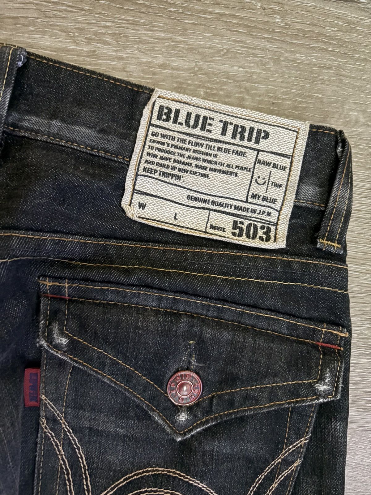 Edwin Edwin 503 Flare BLUE TRIP Black (BT5001) Bootcut Size US 31 - 3 Thumbnail