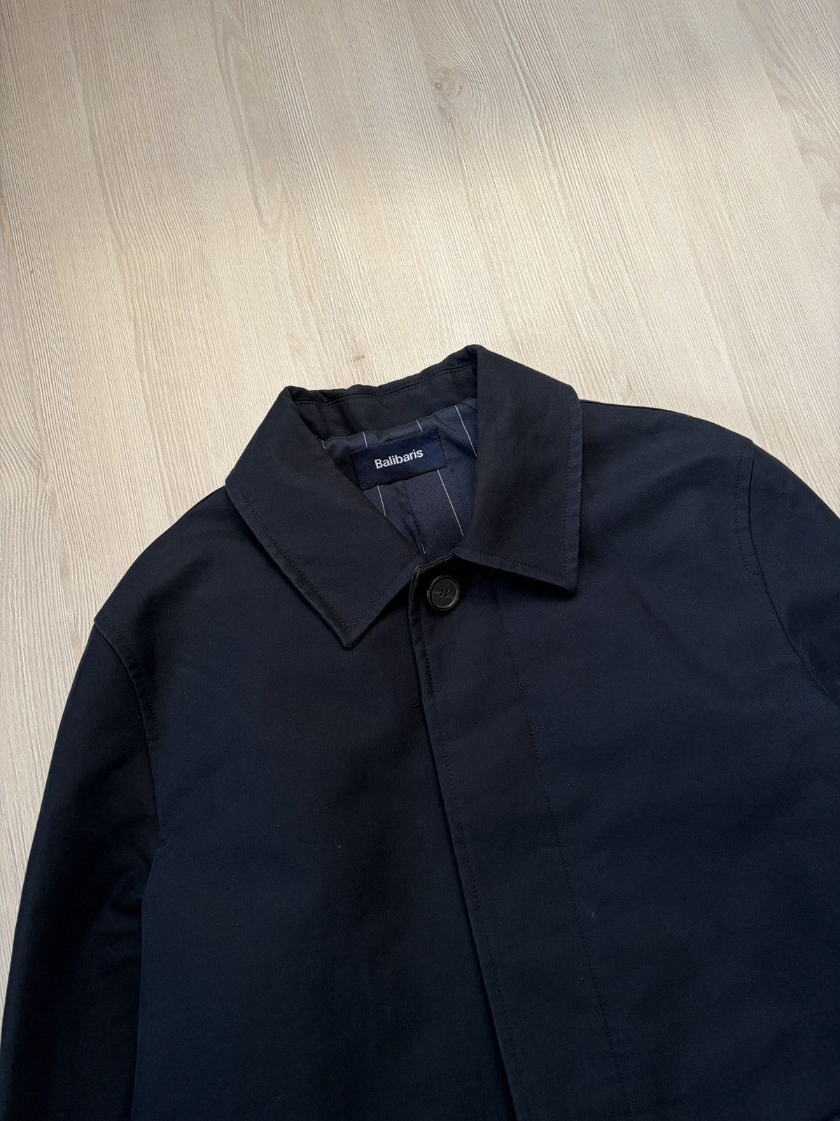 Balibaris Balibaris Dark Blue Rain Mac Coat Size US M / EU 48-50 / 2 - 3 Thumbnail