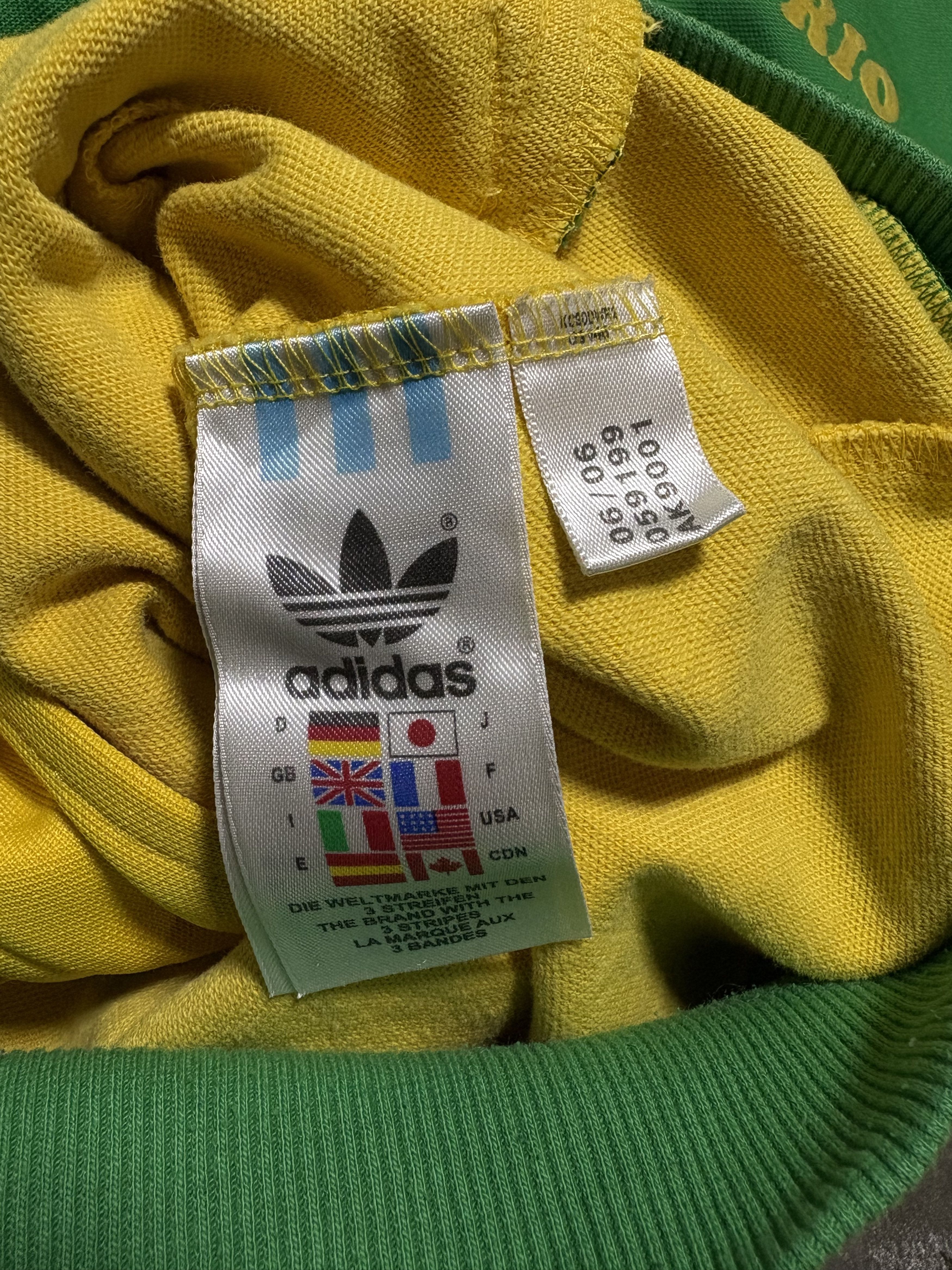 Adidas Vintage Adidas Brazil Rio De Janeiro tracktop jacket Size US M / EU 48-50 / 2 - 7 Thumbnail