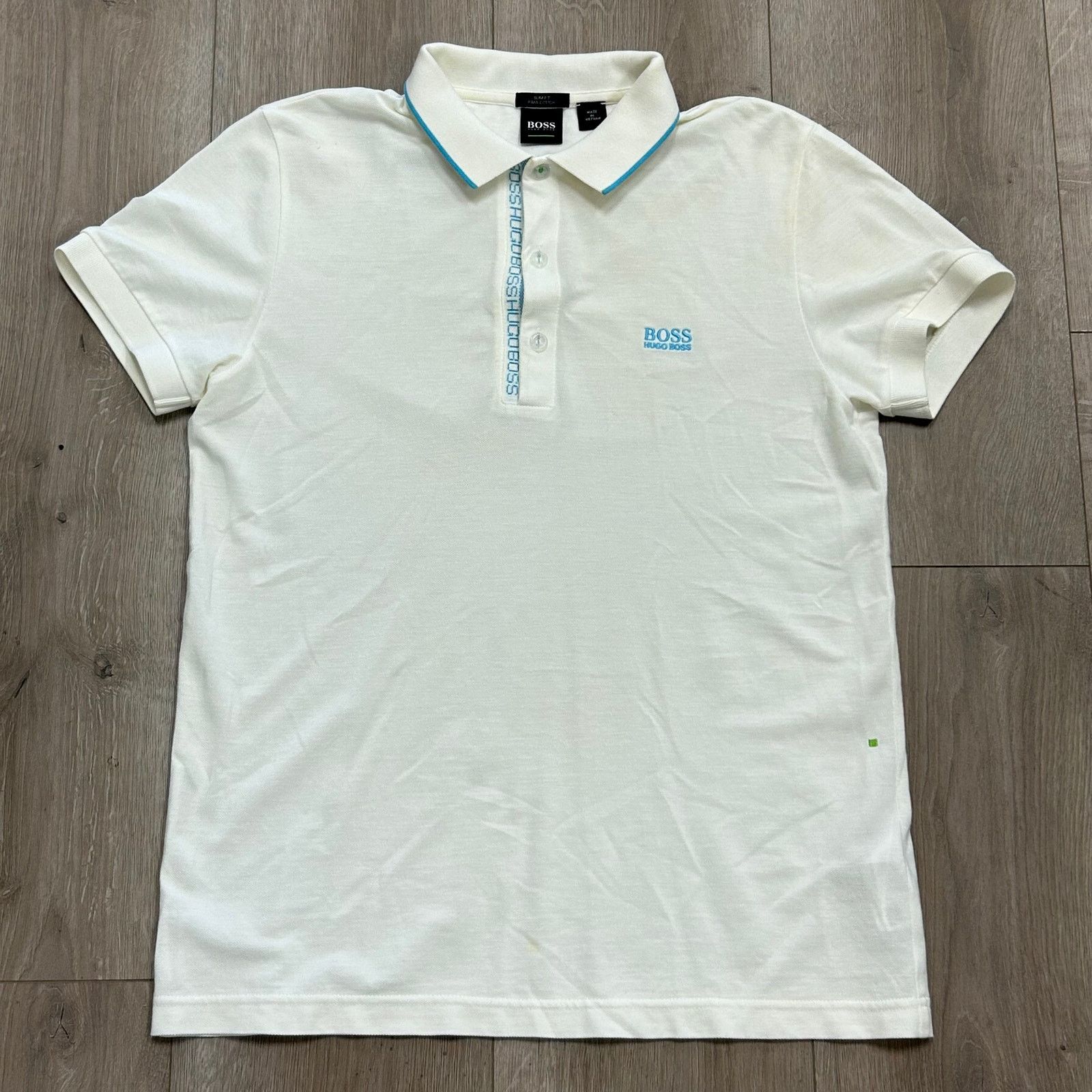 Hugo Boss Hugo Boss Paule 4 Polo Shirt White size Medium M B4 Size US M / EU 48-50 / 2 - 1 Thumbnail