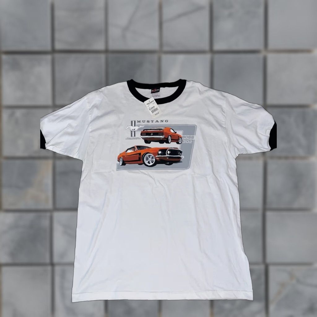 Ford VINTAGE Ford Mustang T-Shirt Mens XL Gray BNWT Size US XL / EU 56 / 4 - 1 Thumbnail