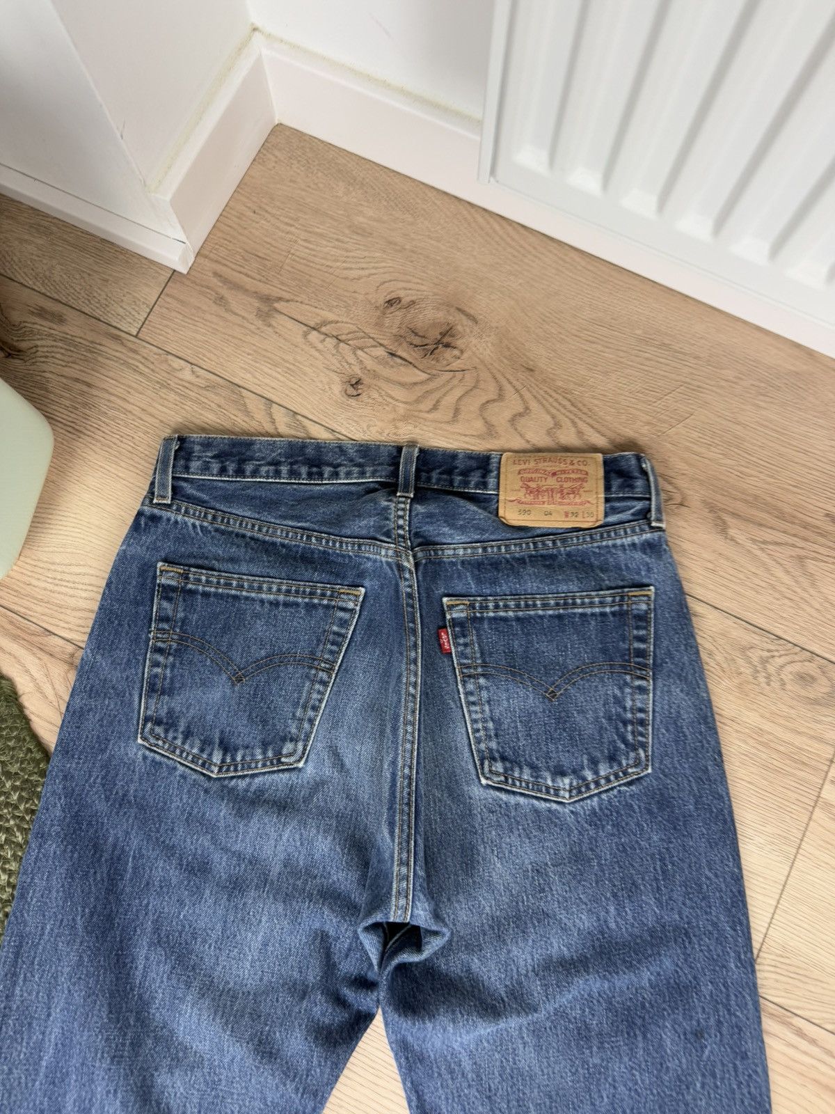 Levi's Levi's 590 baby blue jeans 32/30 Size US 32 / EU 48 - 4 Thumbnail