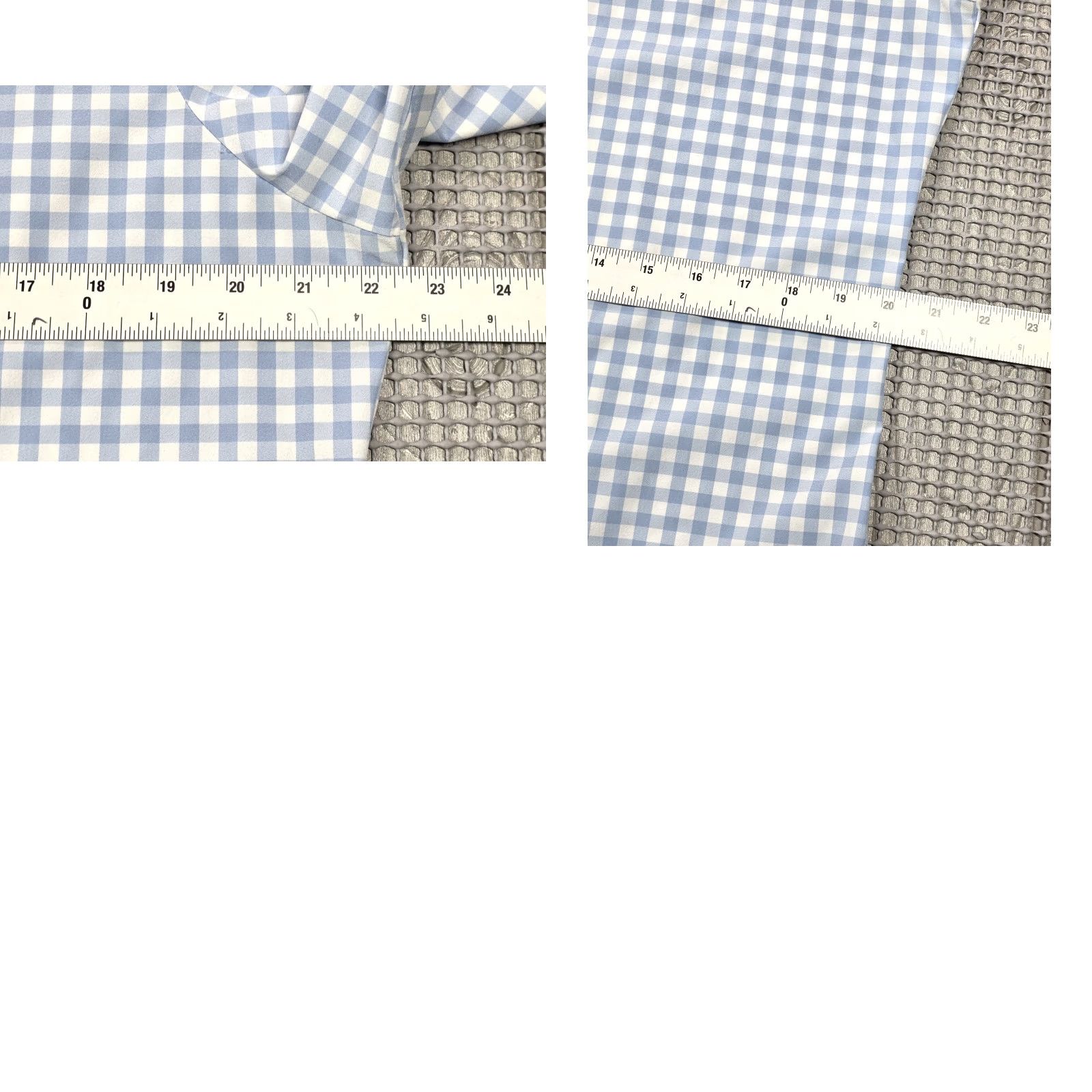 Mizzen+Main Mizzen Main Leeward Button up Shirt L Blue White Gingham Check Trim Fit Size US L / EU 52-54 / 3 - 9 Thumbnail