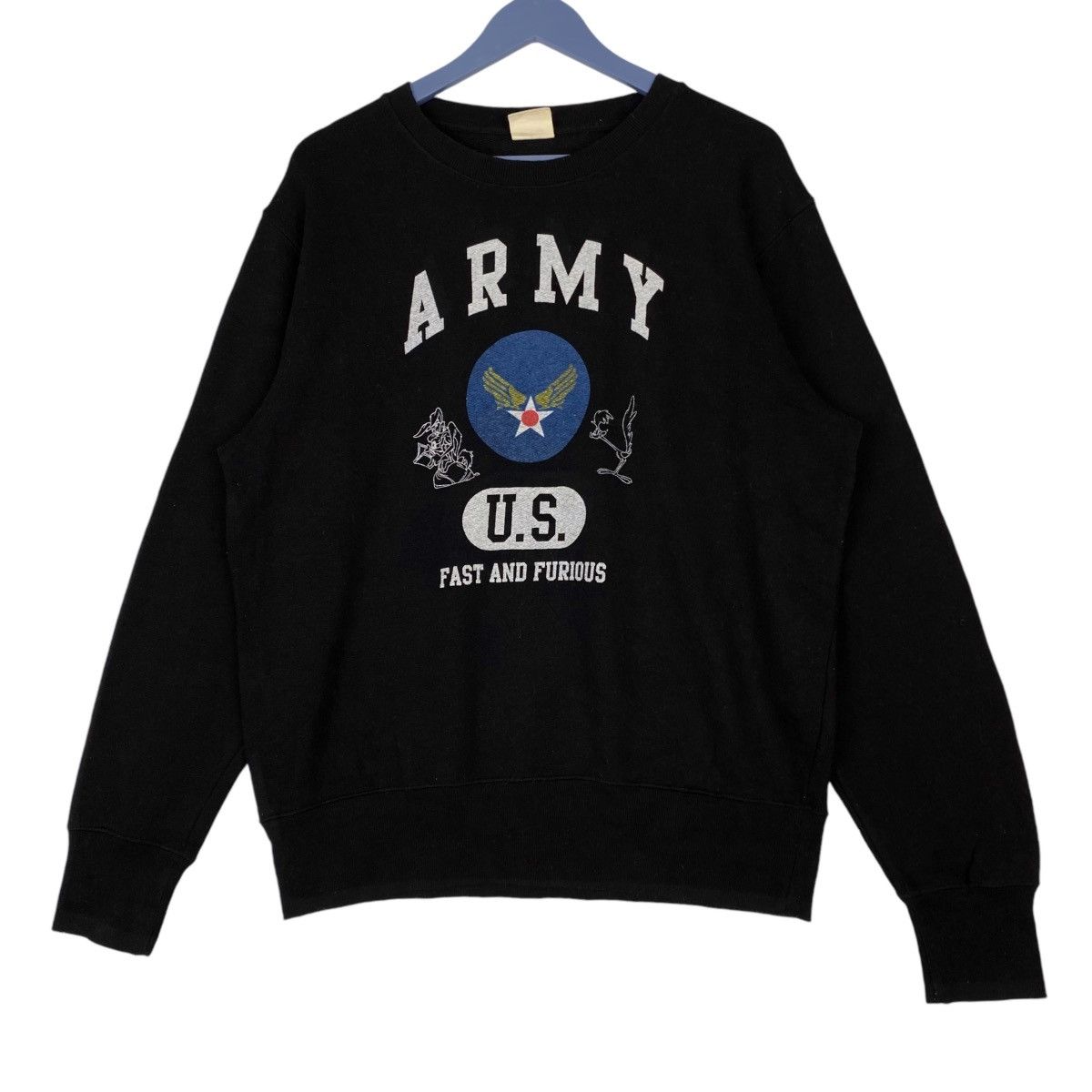 Vintage Vintage Army U.S Fast And Furious Crewneck Sweatshirt Size US L / EU 52-54 / 3 - 2 Thumbnail