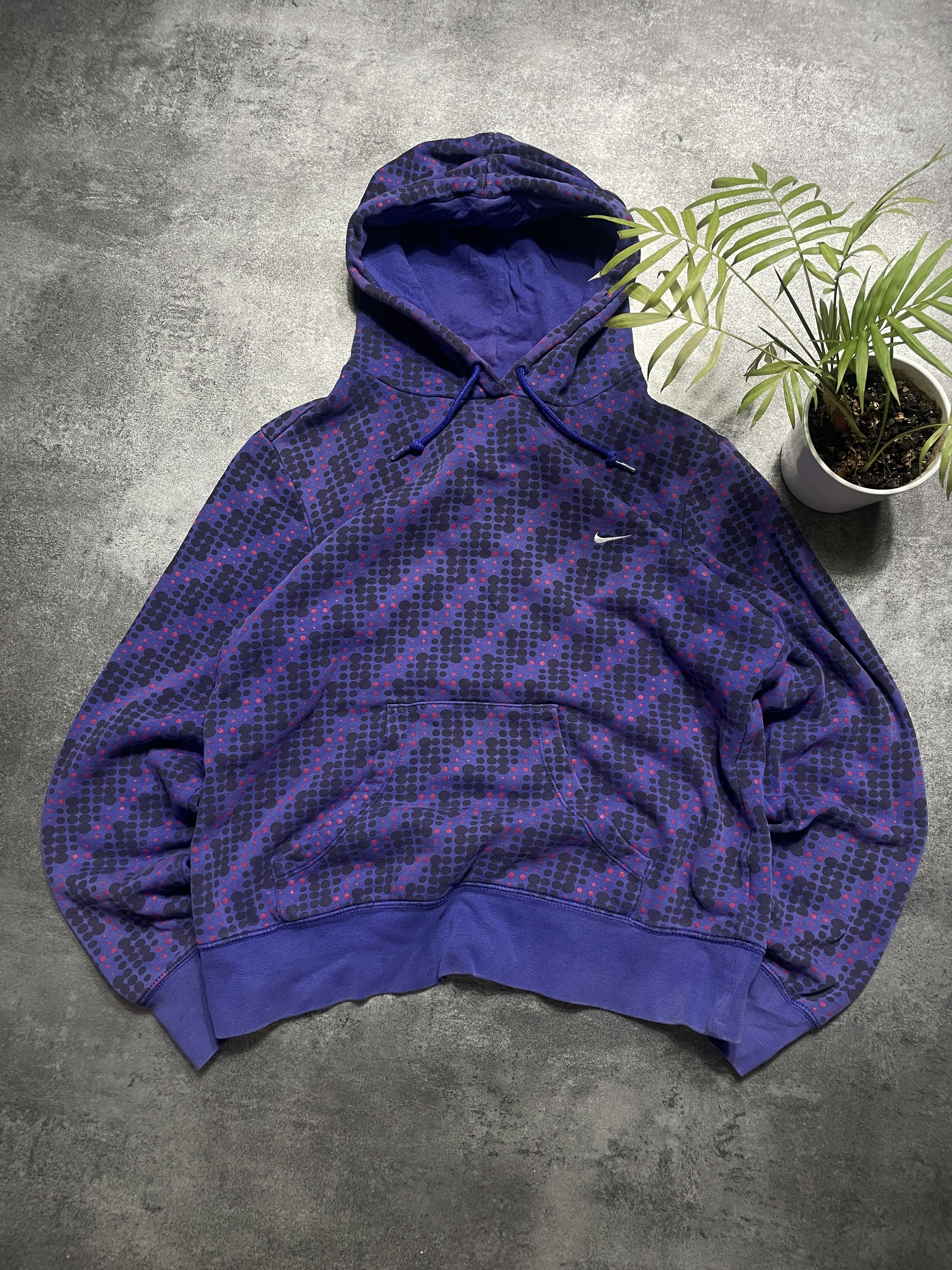 Nike ❗️RARE❗️Vintage Y2K Nike Boxy Hoodie Mini Logo Swoosh Size US XS / EU 42 / 0 - 1 Thumbnail
