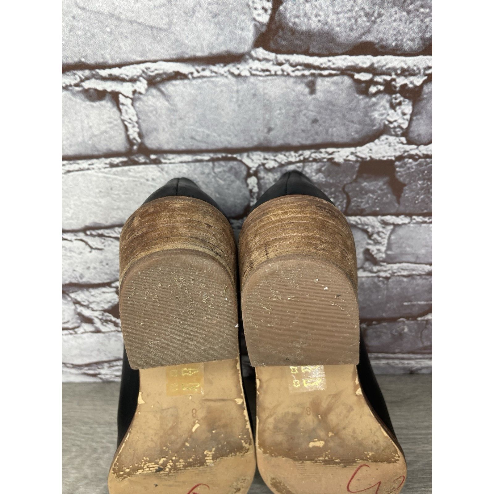 Madewell Madewell The Myles Black Leather Ankle Booties Heeled Boots Size US 8 / IT 38 - 9 Thumbnail