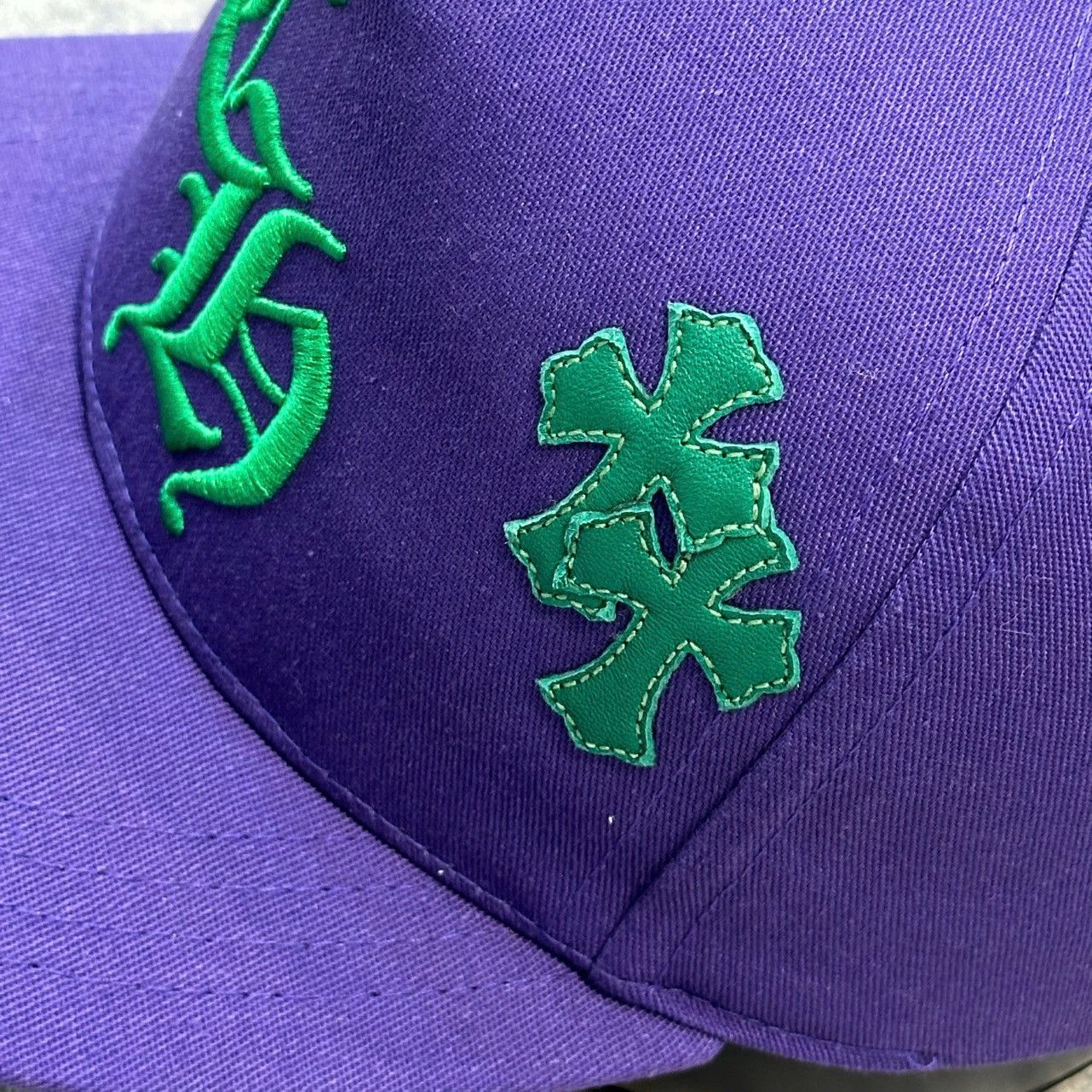 Chrome Hearts Chrome Hearts Baseball Cap Cotton x Polyester purple Size ONE SIZE - 5 Thumbnail
