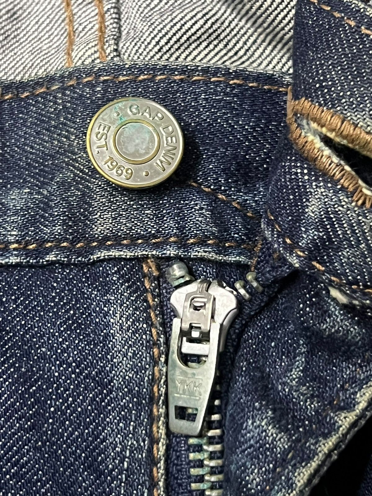 Gap Vintage Gap 1969 Skinny - Faded Mud Wash Denim Size US 32 / EU 48 - 10 Thumbnail