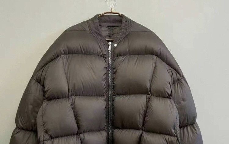Rick Owens RICK OWENS Solid Rivet Detail Aviator Down Jacket 2 Size US M / EU 48-50 / 2 - 2 Thumbnail