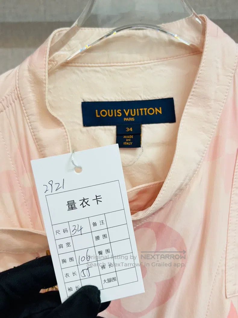 Louis Vuitton Louis Vuitton Pink presbyopic bomber jacket Size XXS / US 00 / IT 34 - 2 Thumbnail