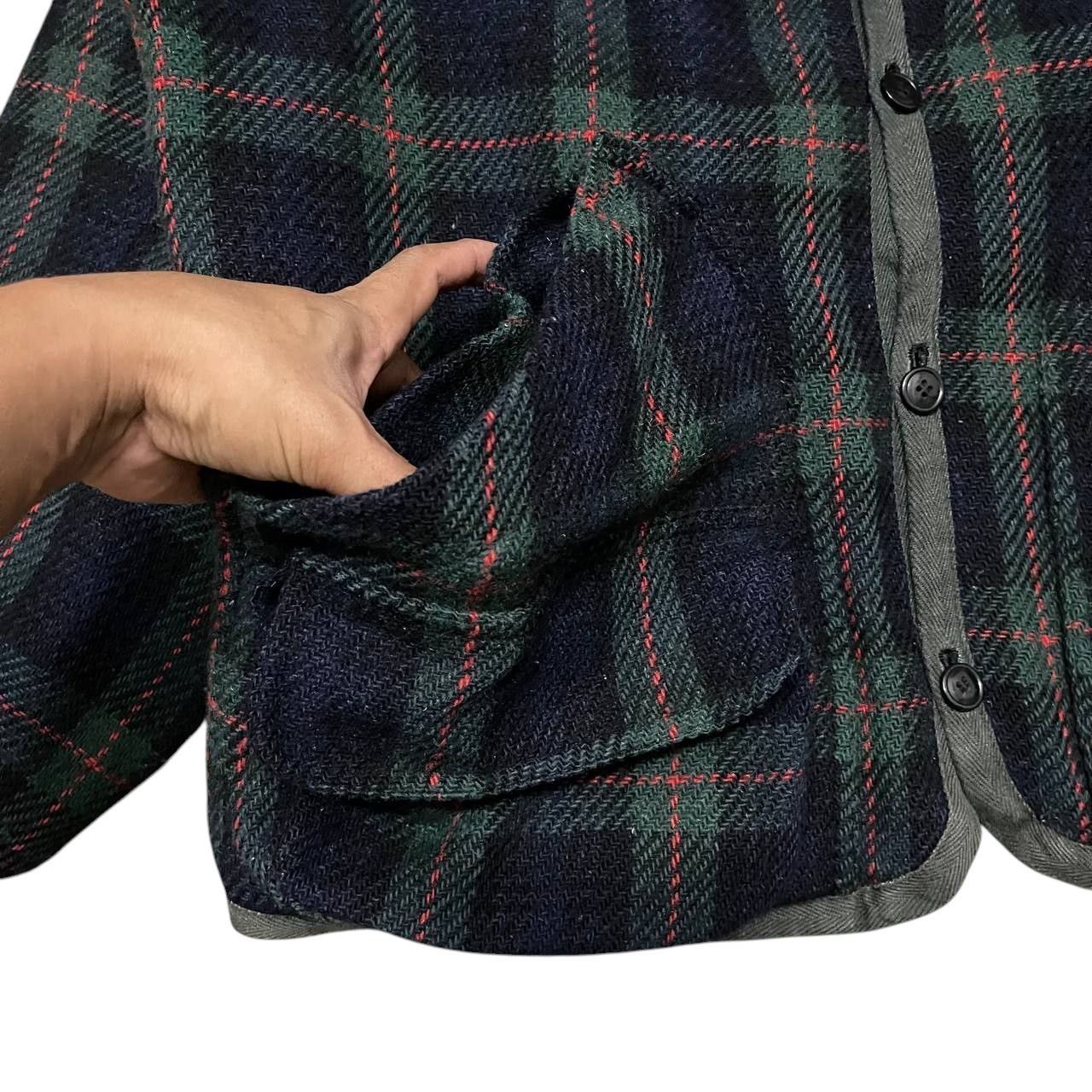 BIGI Vintage Issey Miyake Inspired Mens Bigi Wool Cardigan Jacket Size US L / EU 52-54 / 3 - 5 Thumbnail
