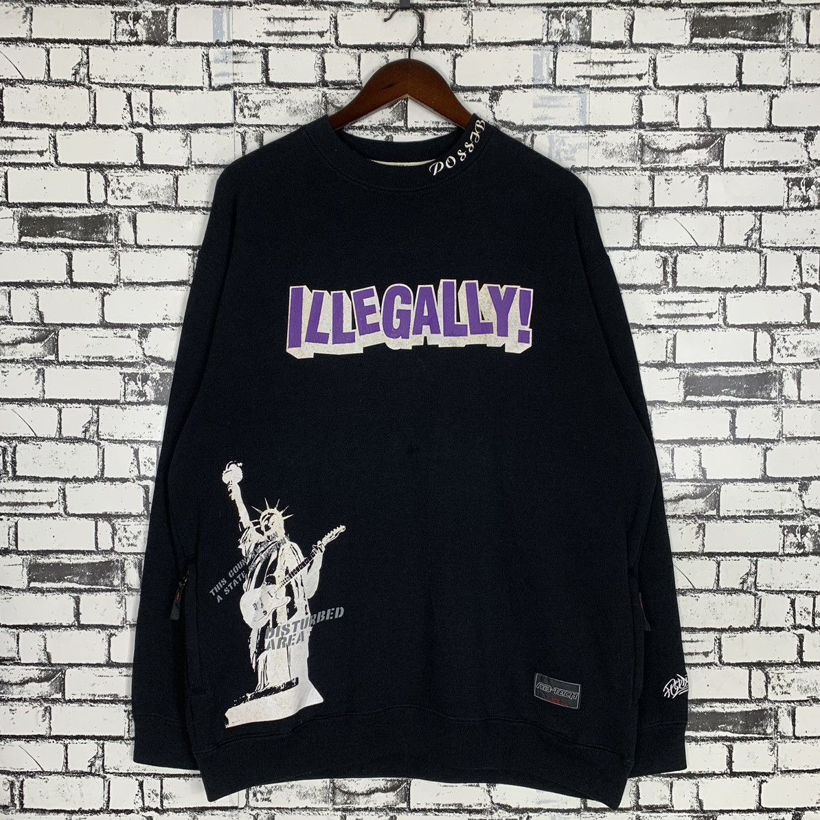 Vintage Vintage Ab Tech Company Technology Illegally Sweatshirt Size US XL / EU 56 / 4 - 1 Thumbnail