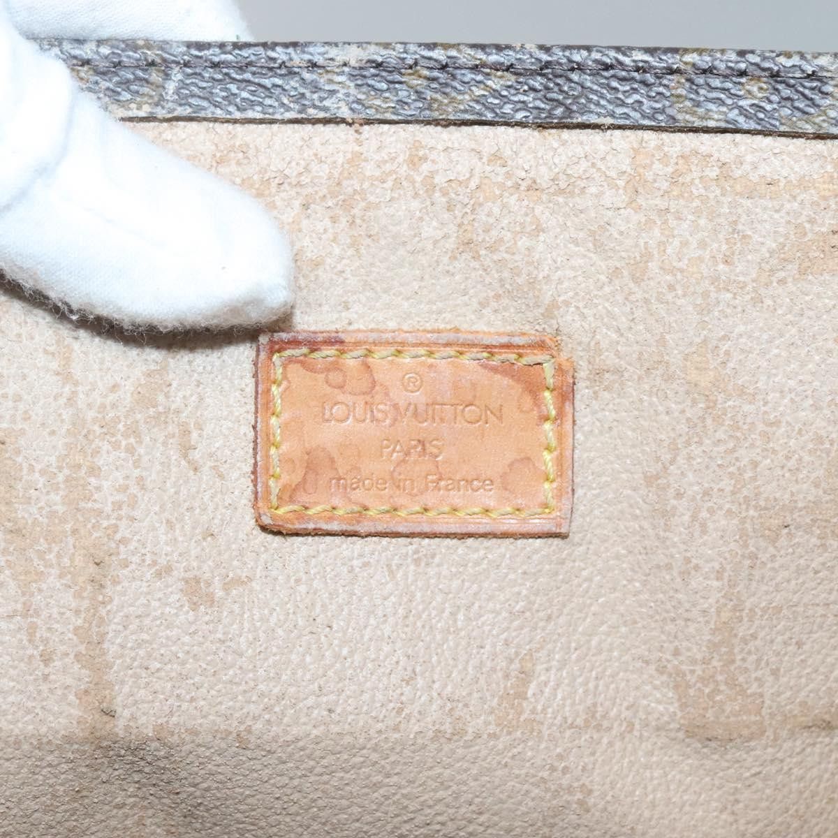 Louis Vuitton LOUIS VUITTON Monogram Sac Plat Hand Bag M51140 Size ONE SIZE - 10 Thumbnail