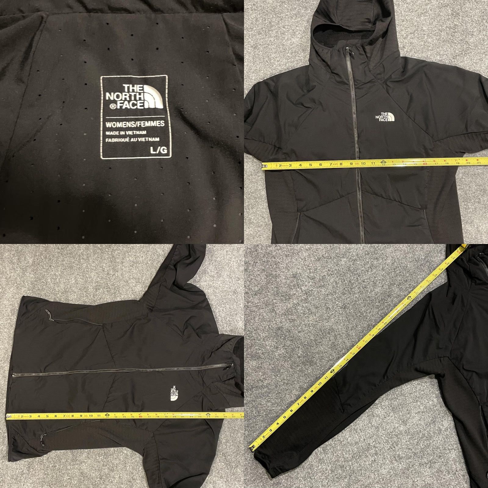 The North Face VINTAGE? No. The North Face Ventrix LT Fleece Hybrid Hoodie Jacket Womens L Black Full Zip Size L / US 10 / IT 46 - 8 Thumbnail