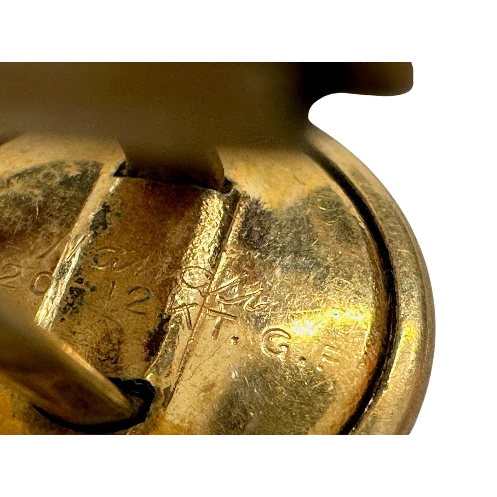 Other Nanasi 12kt Gold Filled Men's Cufflinks - Script EB Initials Size ONE SIZE - 7 Thumbnail