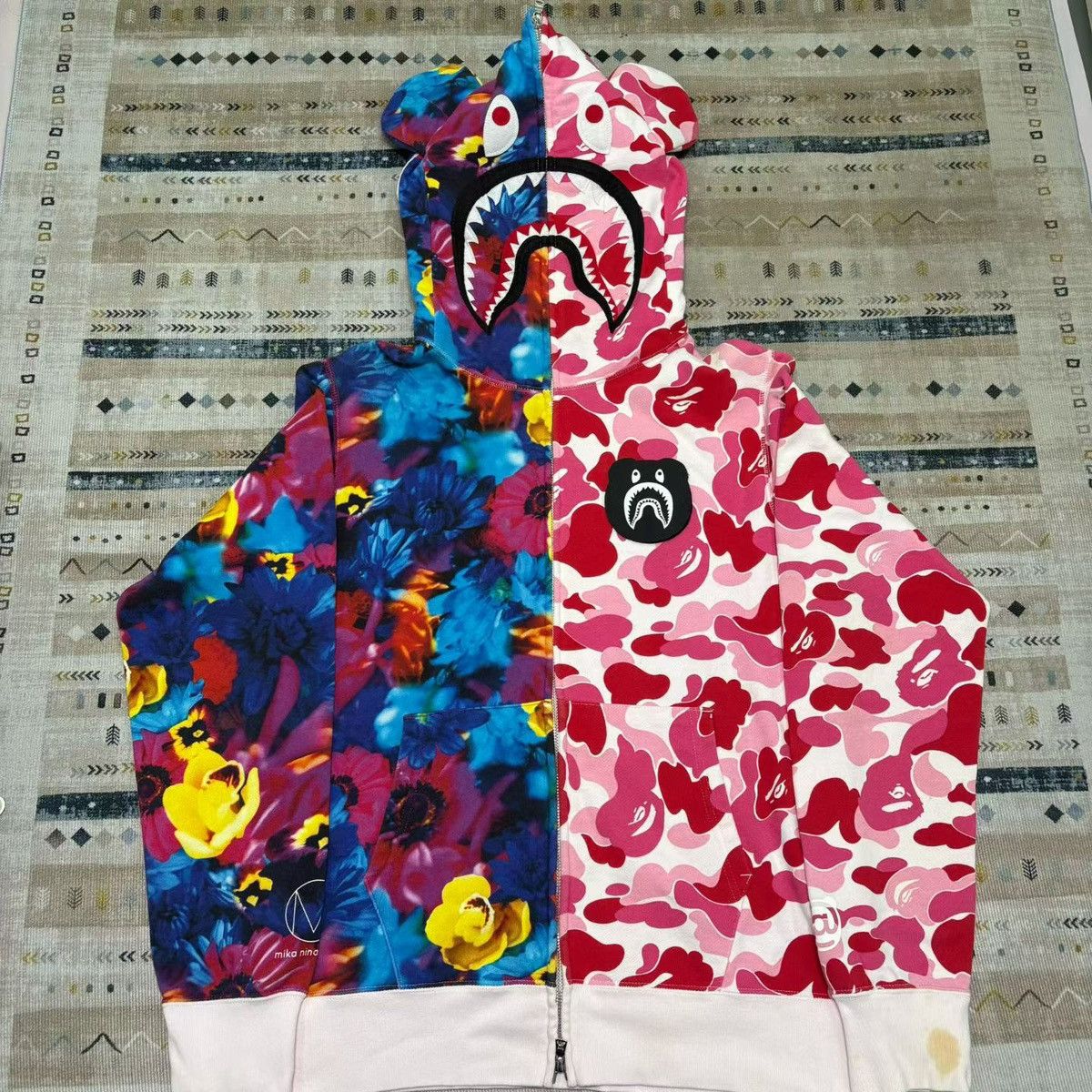 Bape BAPE CAMO SHARK FULL ZIP HOODIE Size US L / EU 52-54 / 3 - 1 Thumbnail