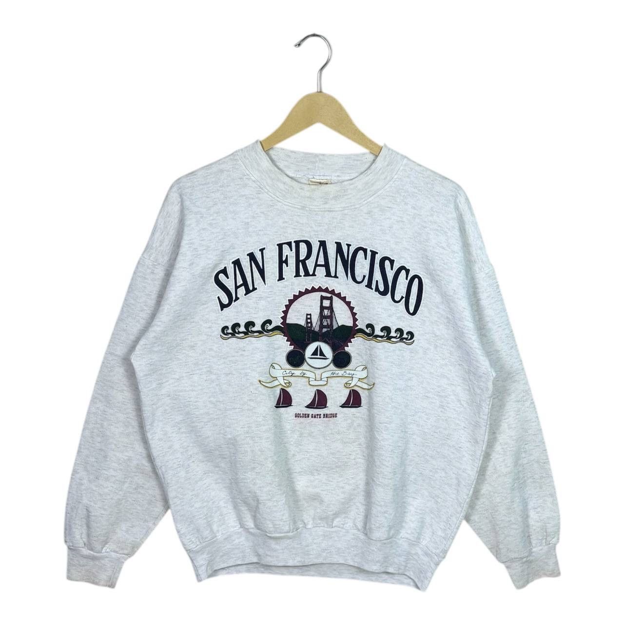 Vintage Vintage 80s San Francisco California Crewneck Sweatshirt Size US M / EU 48-50 / 2 - 1 Thumbnail