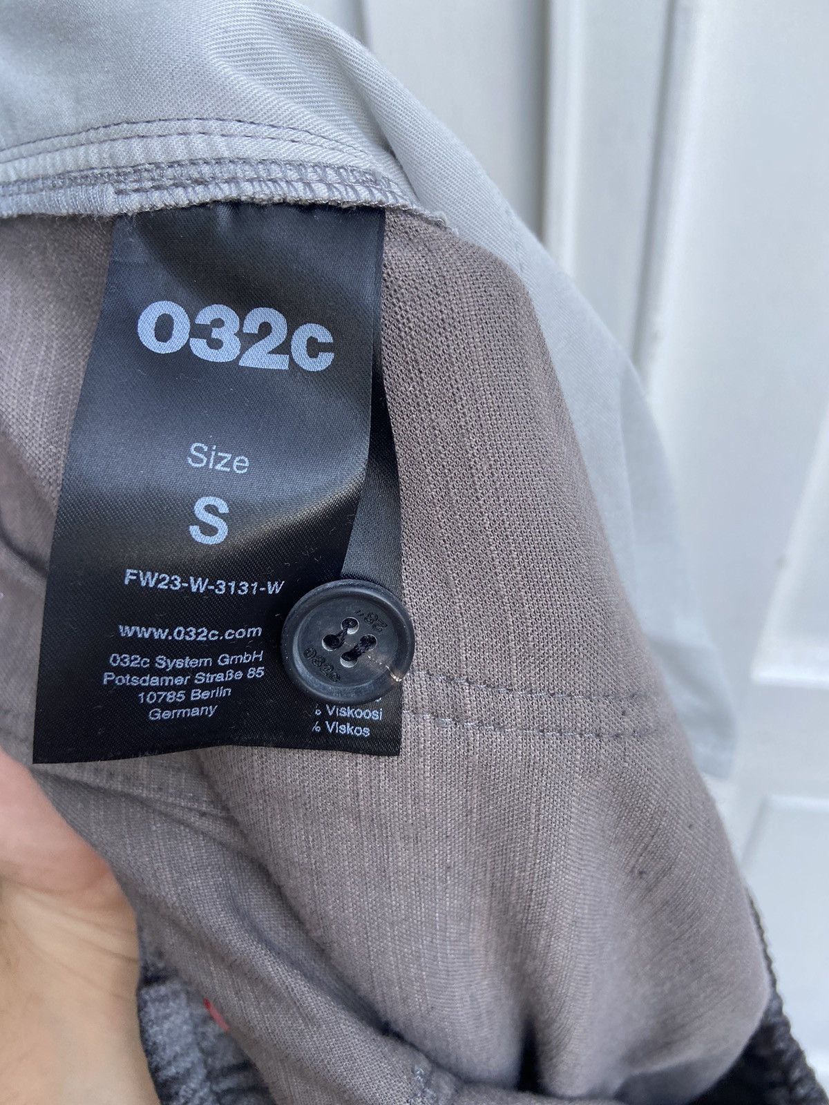 032c 032c lifeline distressed silver cargo pants Size 28" / US 6 / IT 42 - 10 Thumbnail