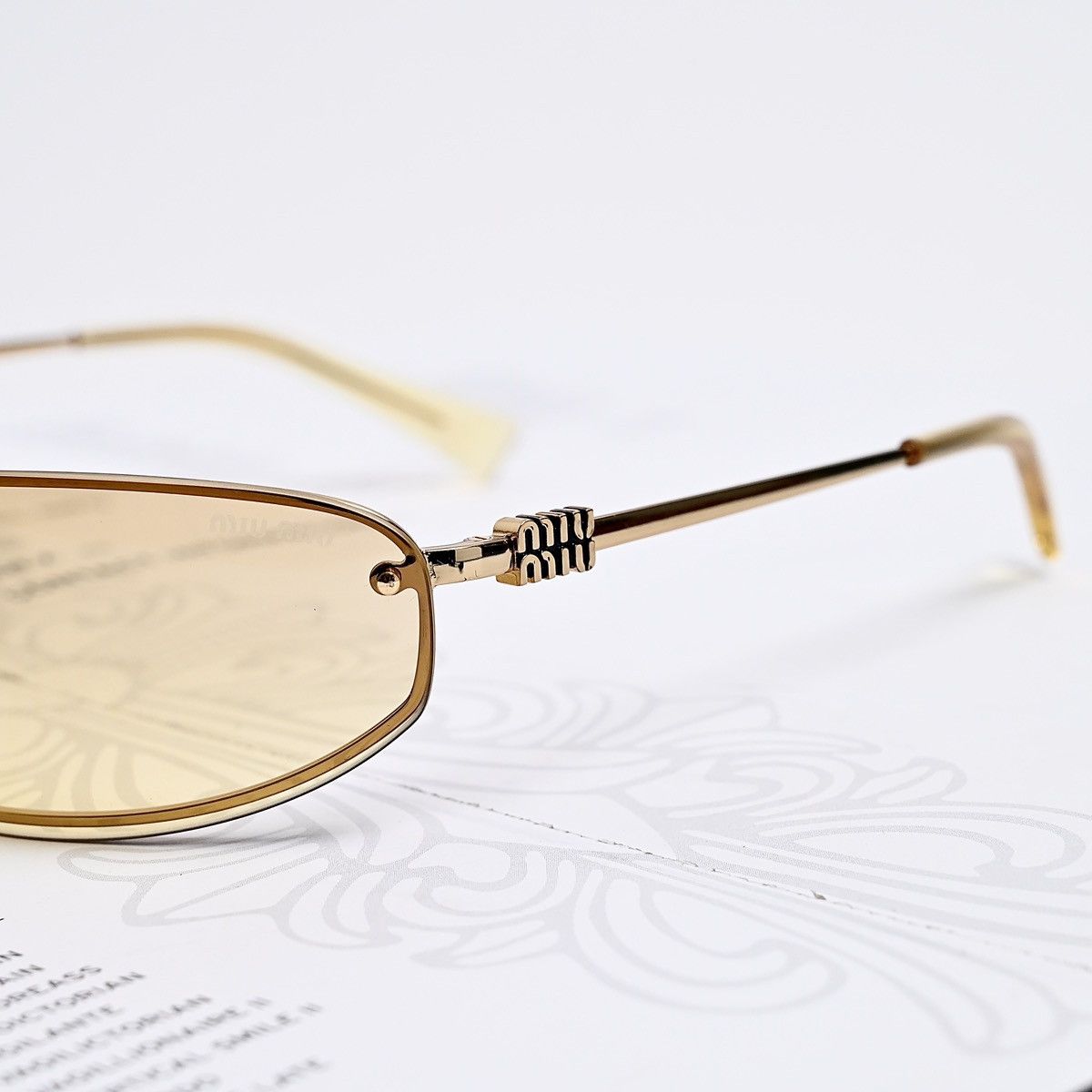 Miu Miu MIU MIU 0MU A50S GLASSES Size ONE SIZE - 3 Thumbnail
