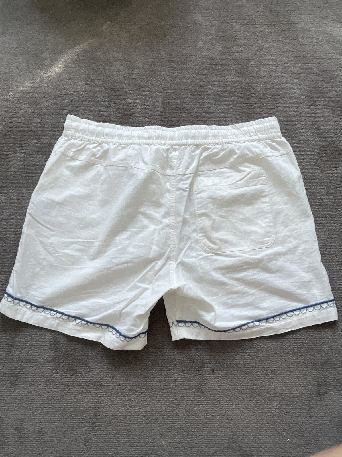 Cotton On Cotton On White Shorts with Orange Design Size US 37 - 2 Thumbnail