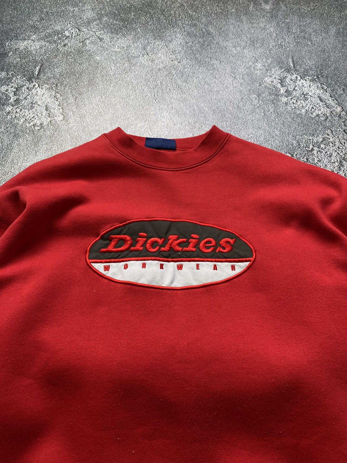 Dickies × Vintage Dickies Work Wear VNTG Rare Big Logo Boxy Y2K Sweatshirt Size US XL / EU 56 / 4 - 3 Thumbnail
