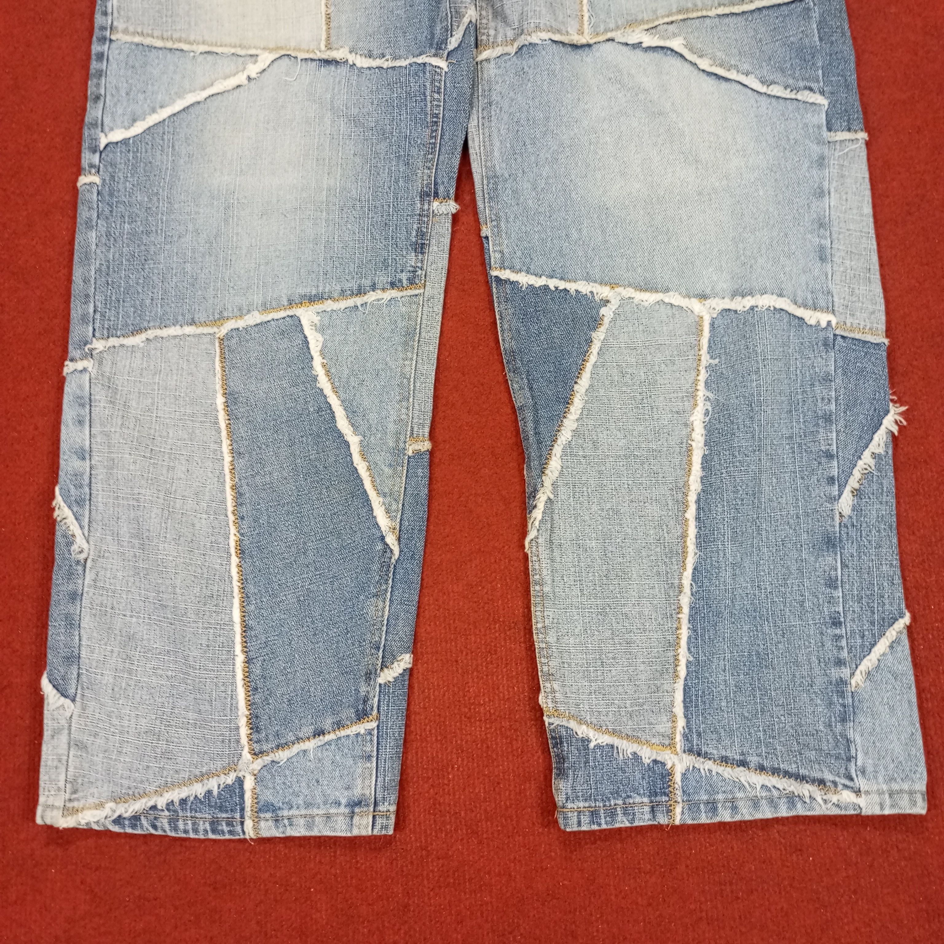 VIBE Vibes Gold Label Rare Fashion Patchwork Style Jeans Size US 34 / EU 50 - 3 Thumbnail