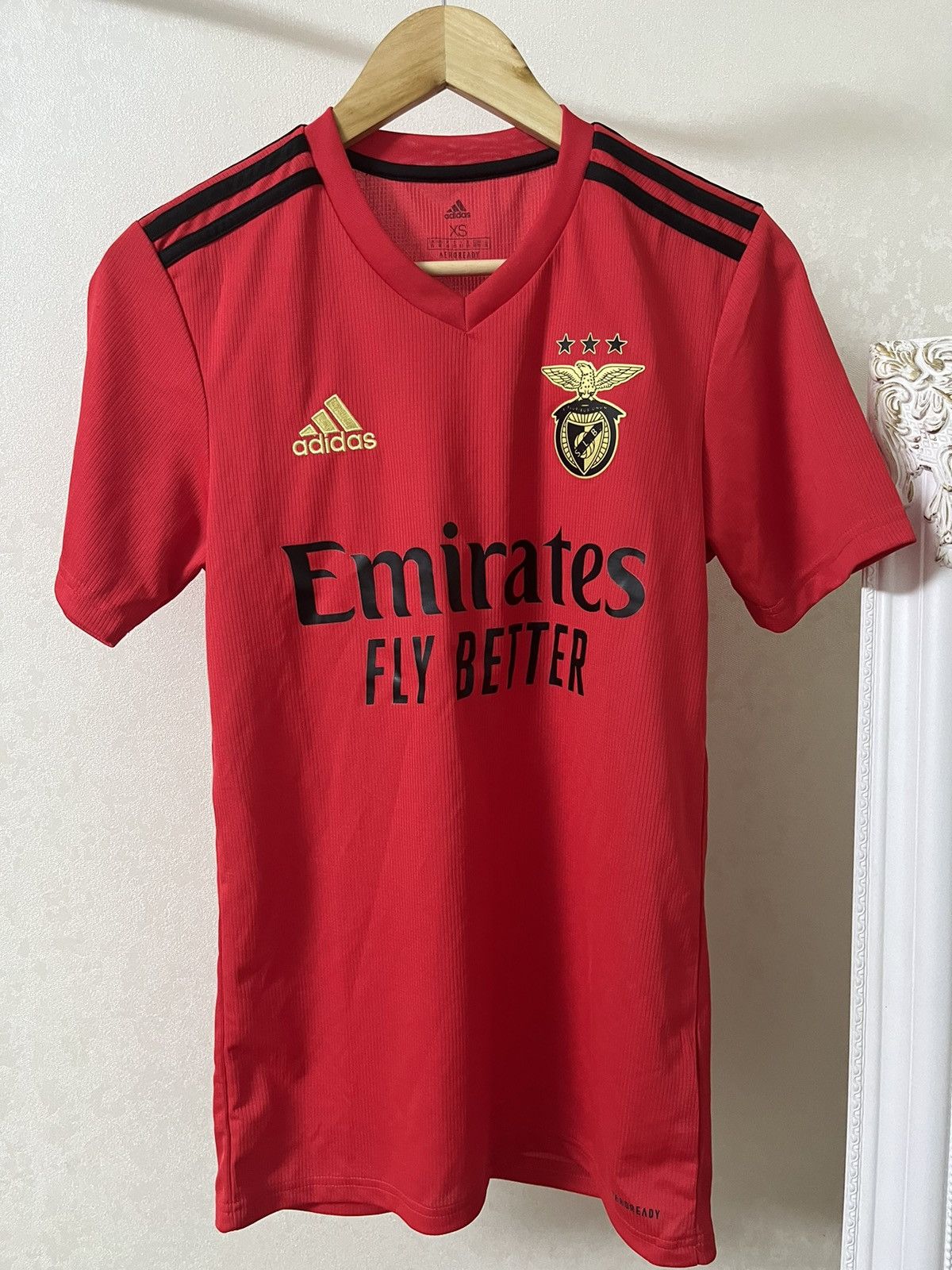 Adidas Adidas Benfica 19/20 Vintage Blokecore Jersey Size US XS / EU 42 / 0 - 1 Thumbnail