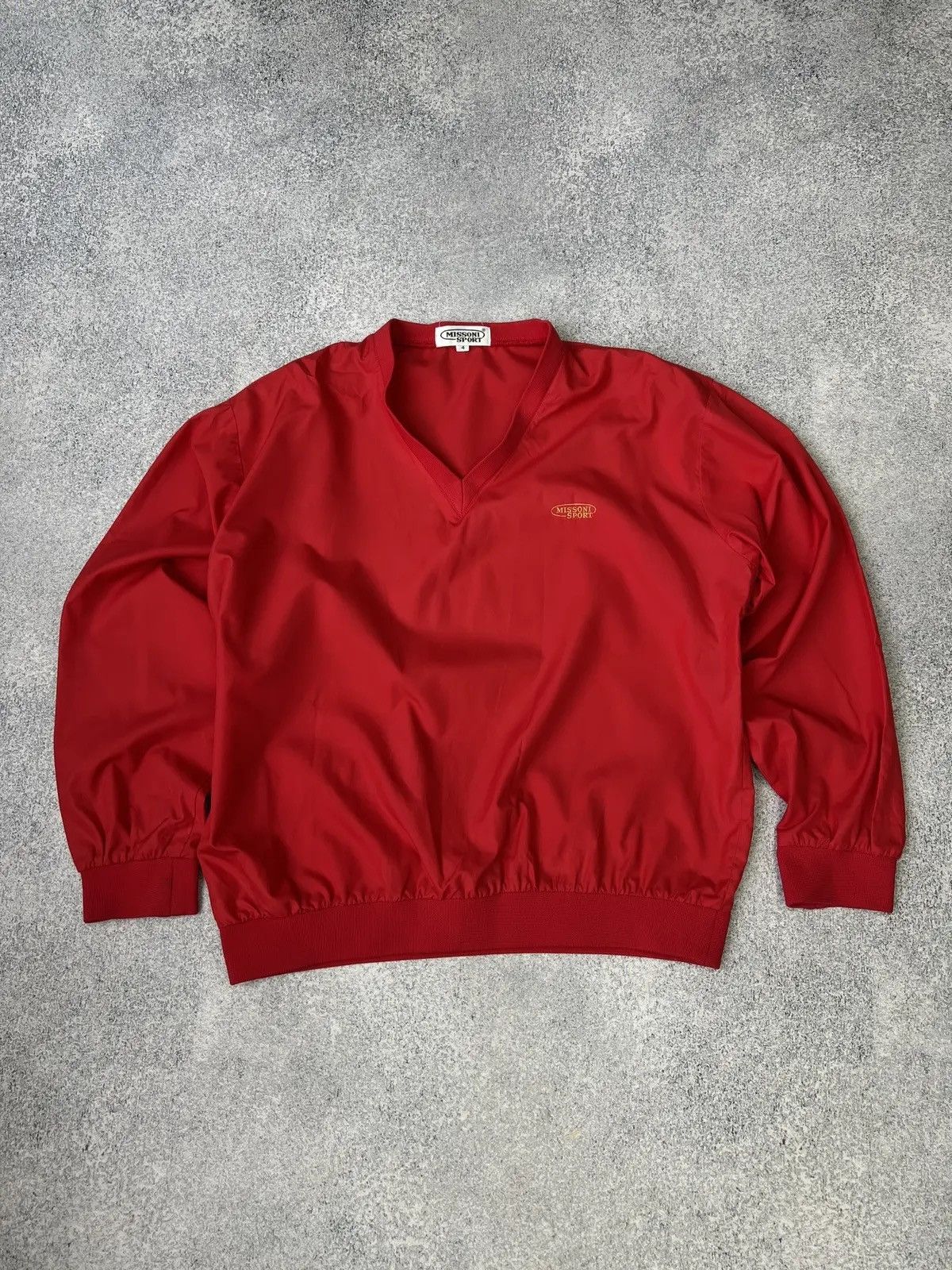 Missoni × Vintage Vintage Missoni sport nylon light red sweatshirt Size US M / EU 48-50 / 2 - 1 Thumbnail