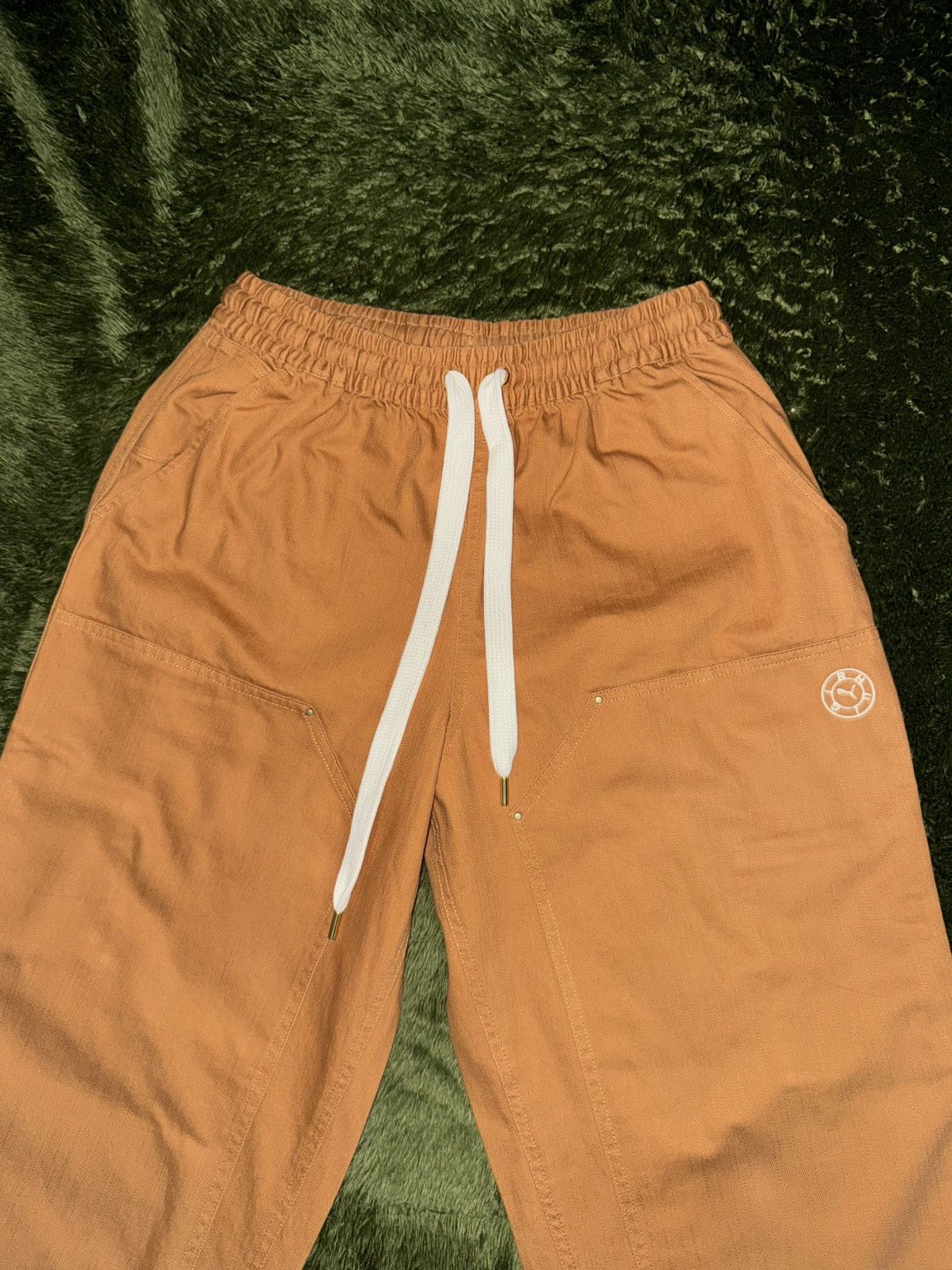 Puma × Rhude [XL] Puma x Rhude Rhuigi Heavy Cotton Double Knee Pants Tan Size US 38 / EU 54 - 5 Thumbnail