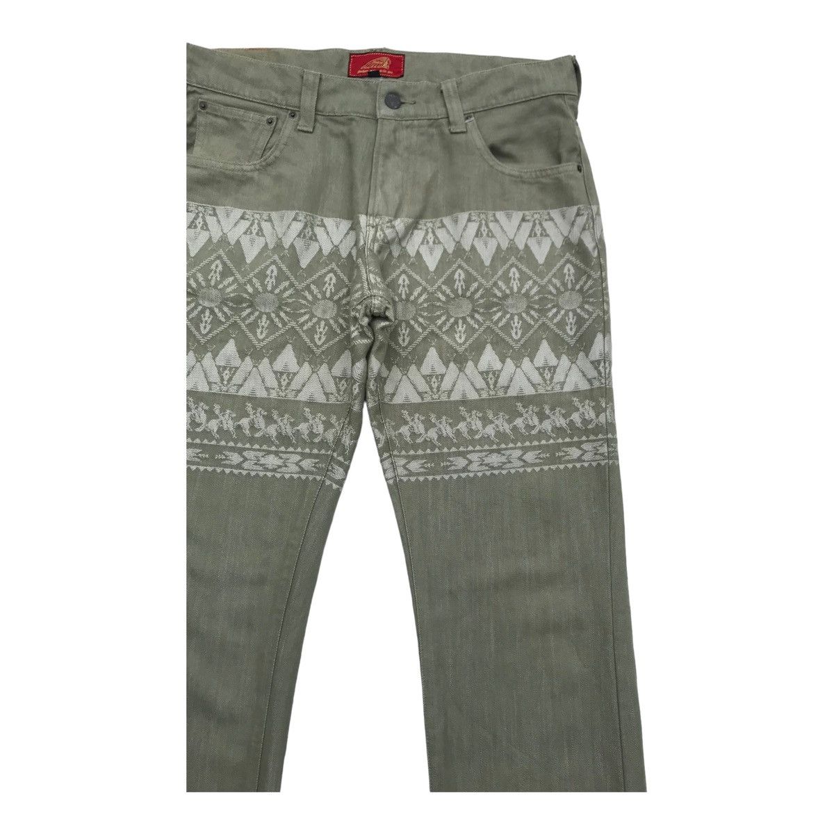 Indian Motorcycle Indian Motocycle Native Motif Denim Pants Size US 33 - 5 Thumbnail