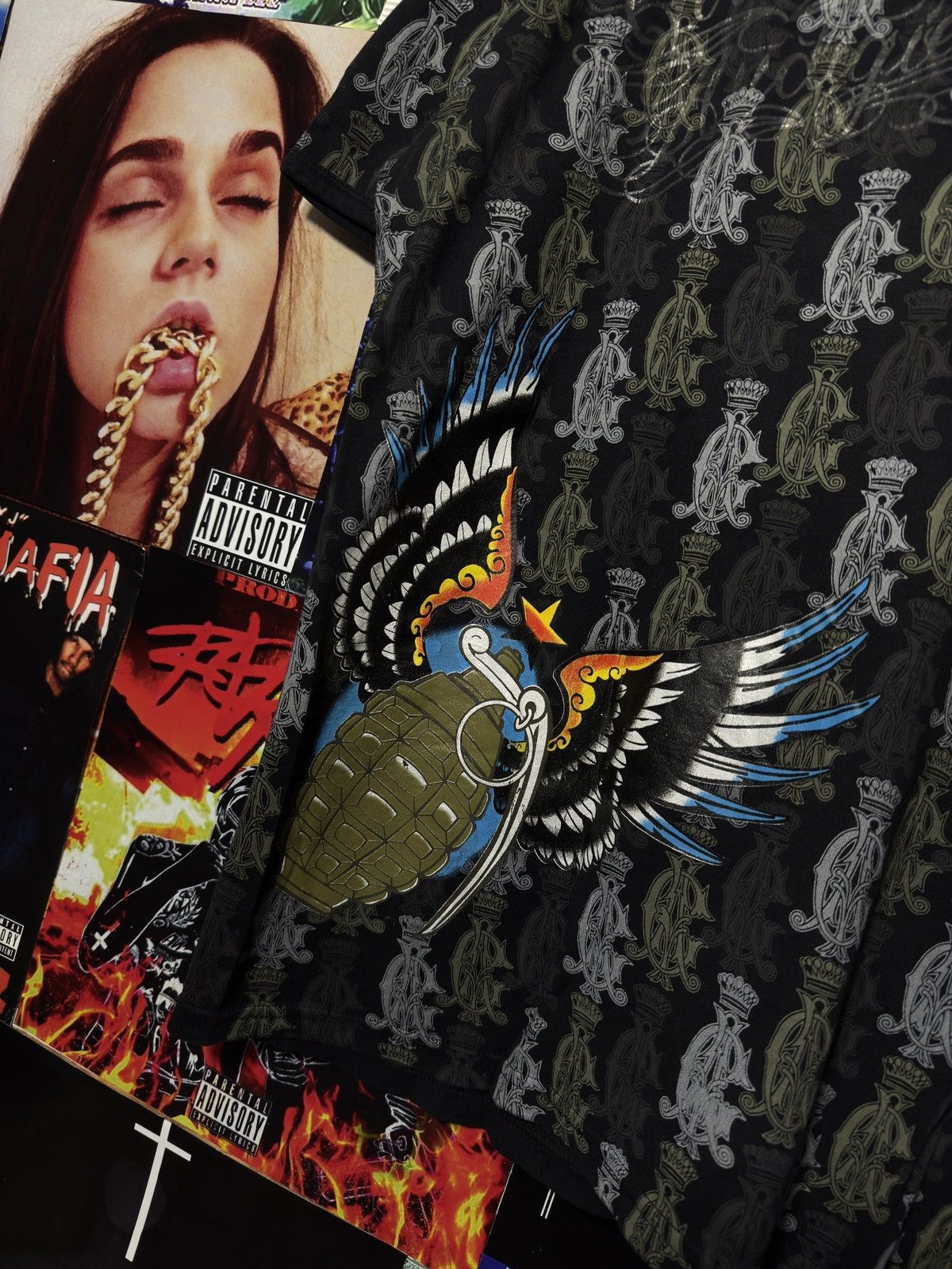 Christian Audigier Christian Audigier Tee-Shirt Size US XXL / EU 58 / 5 - 2 Thumbnail