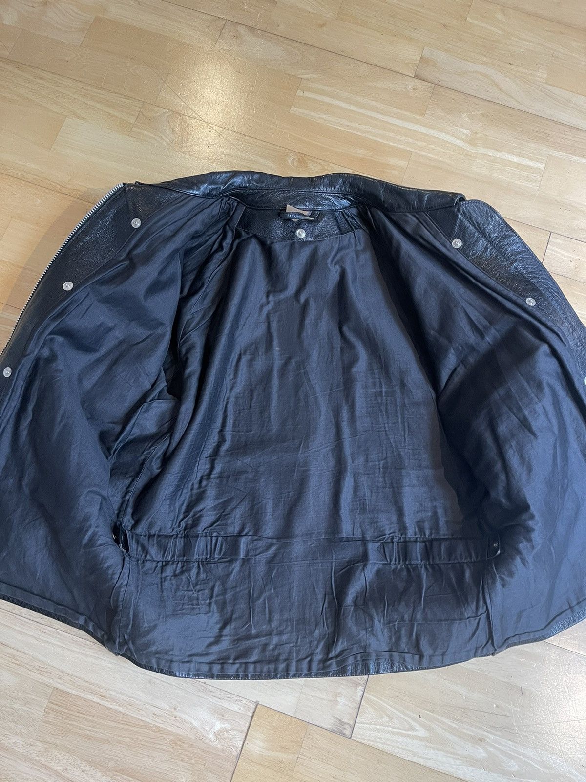 Other Rare Vintage 1970's Italien Military Leather Tank Jacket (L) Size US L / EU 52-54 / 3 - 10 Thumbnail