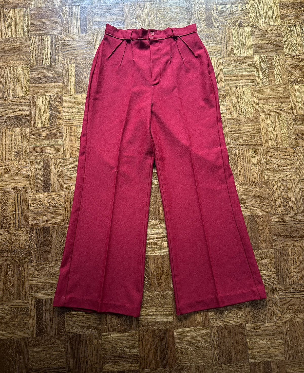 Vintage Vintage 70s Flared Wide Leg Pants Size 30" / US 8 / IT 44 - 1 Thumbnail
