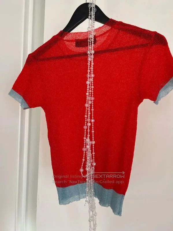 Comme des Garcons COMME des GARÇONS Red Short Sleeve T-Shirt . Size S / US 4 / IT 40 - 5 Thumbnail