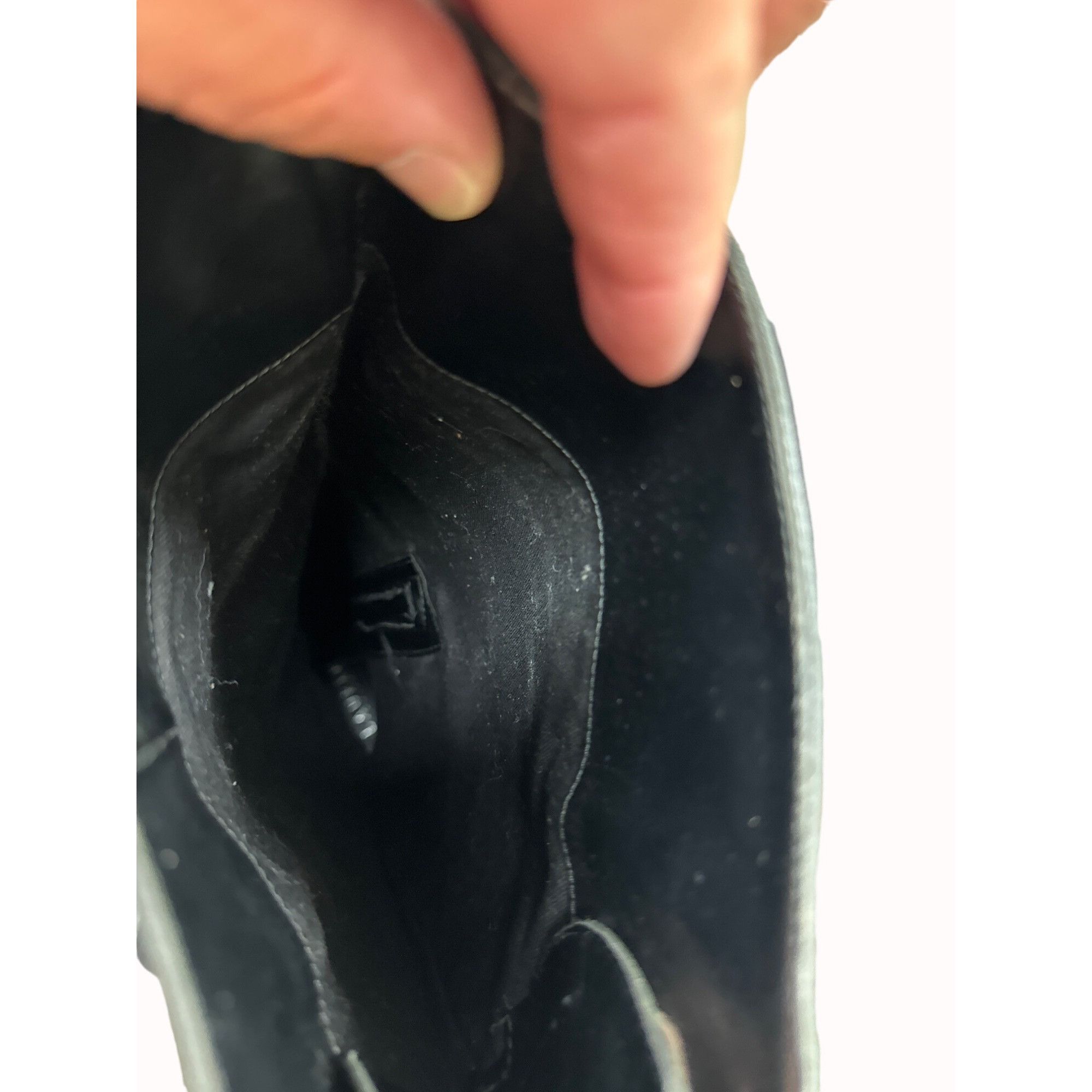 Ralph Lauren Lauren Ralph Lauren women’s black leather Halina OTK boots 9 Size US 9 / IT 39 - 8 Thumbnail