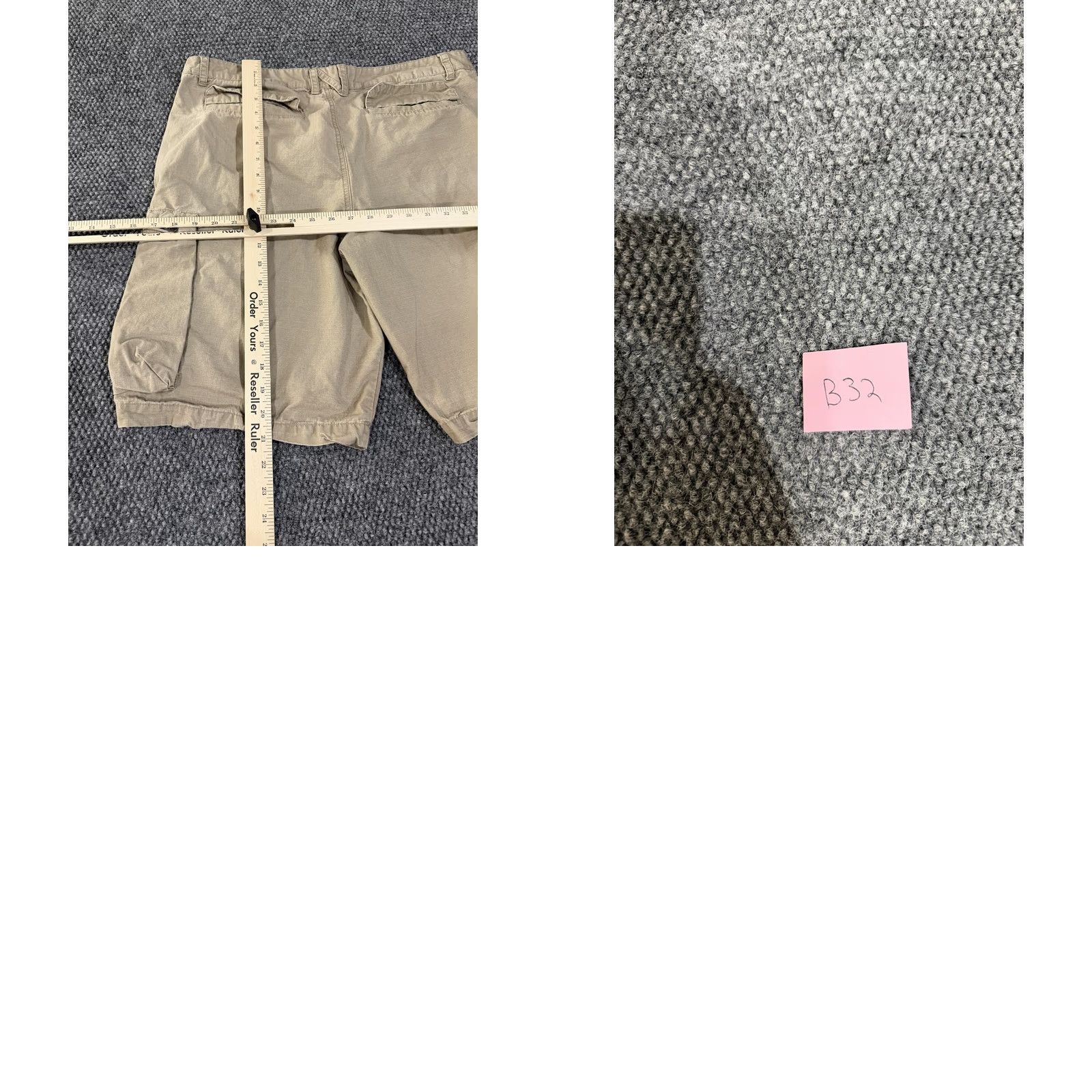 Nike Nike Cargo Shorts Mens 36 Beige Cotton Canvas Relaxed Fit Pockets Casual Size US 36 / EU 52 - 9 Thumbnail