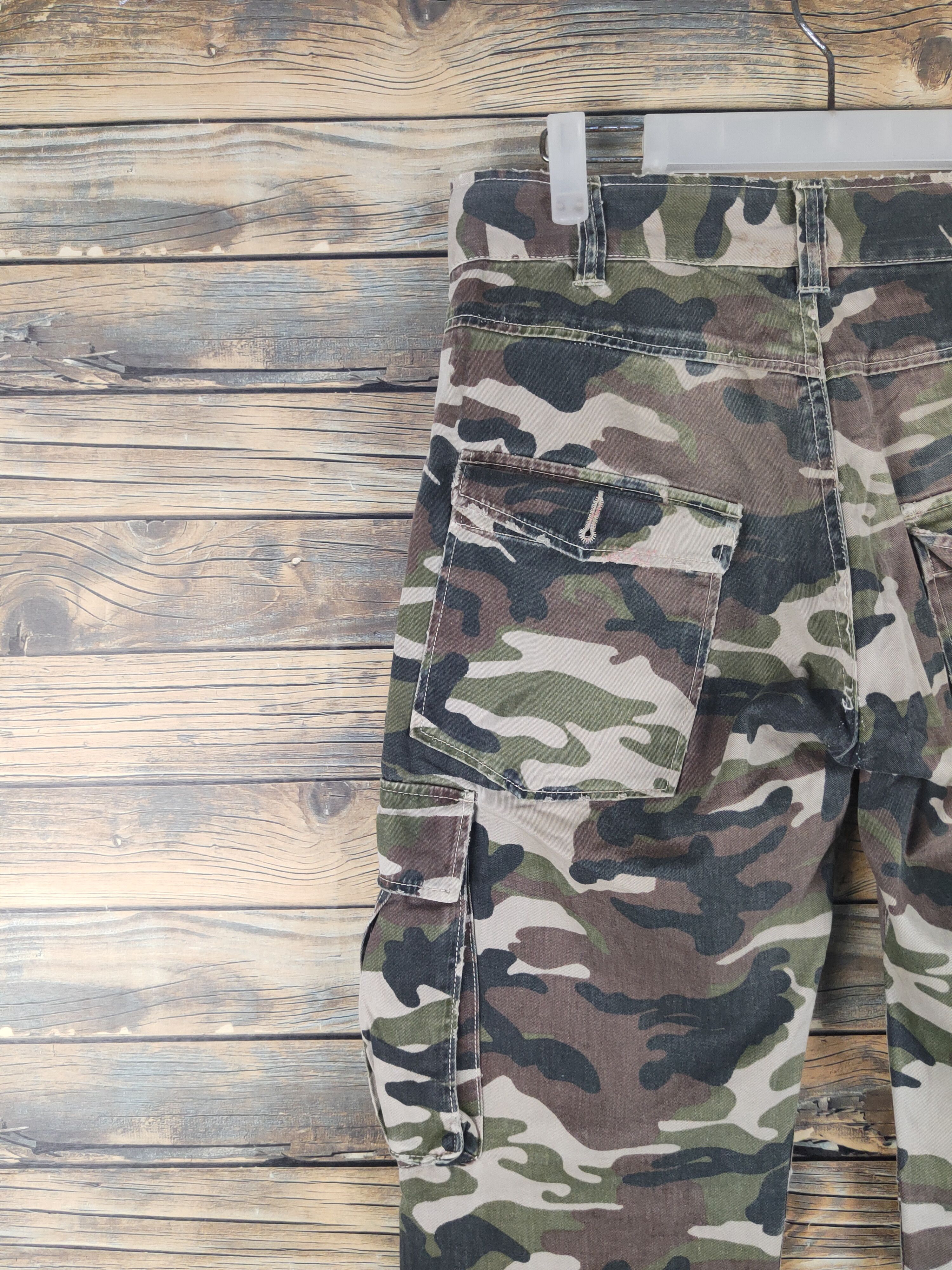 Japanese Brand DL Over Whelm Camouflage Multipocket Cargo Pants #46-002 Size US 32 / EU 48 - 8 Thumbnail