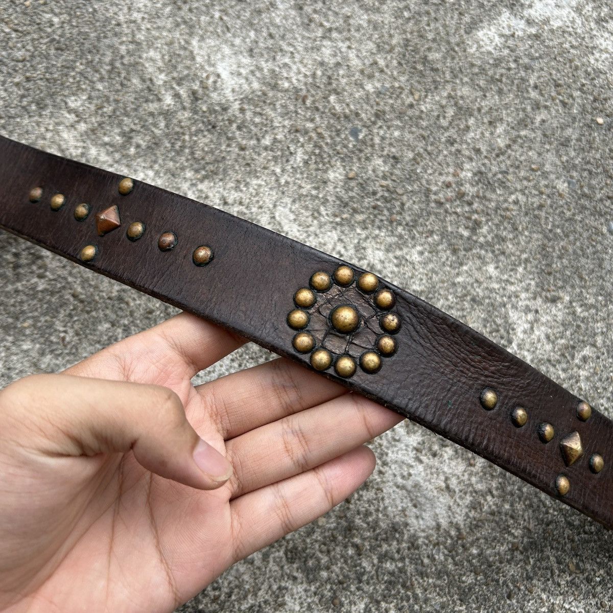 Diesel Vintage Diesel Design studded leather belt Size ONE SIZE - 13 Thumbnail