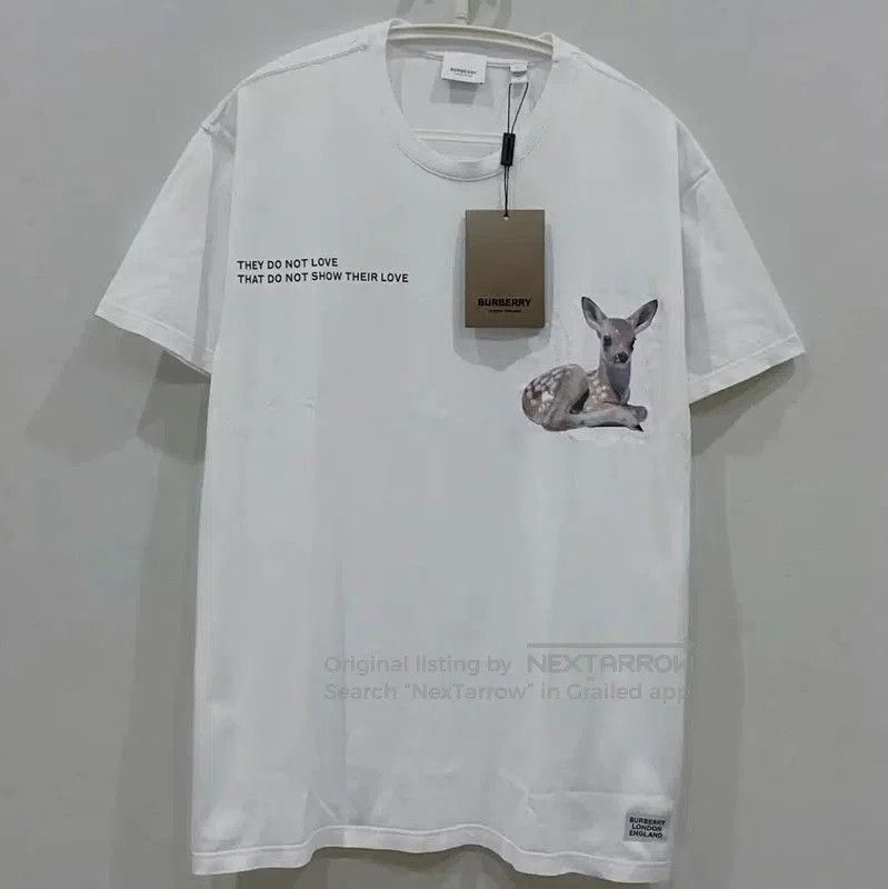 Burberry Burberry White Cotton Short Sleeve T-Shirt. Size US XS / EU 42 / 0 - 1 Thumbnail