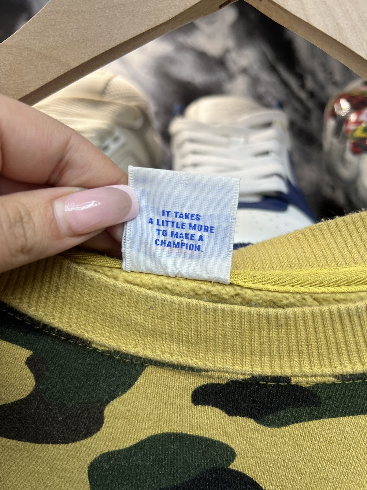 Bape × Champion Bape x Champion Crewneck Size US XL / EU 56 / 4 - 10 Thumbnail