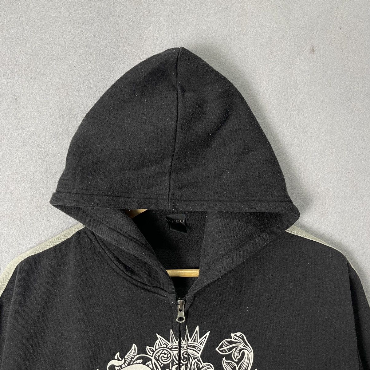 Fubu FUBU The Collection Black Zip Hoodie Dragon Print XL Size US XL / EU 56 / 4 - 2 Thumbnail