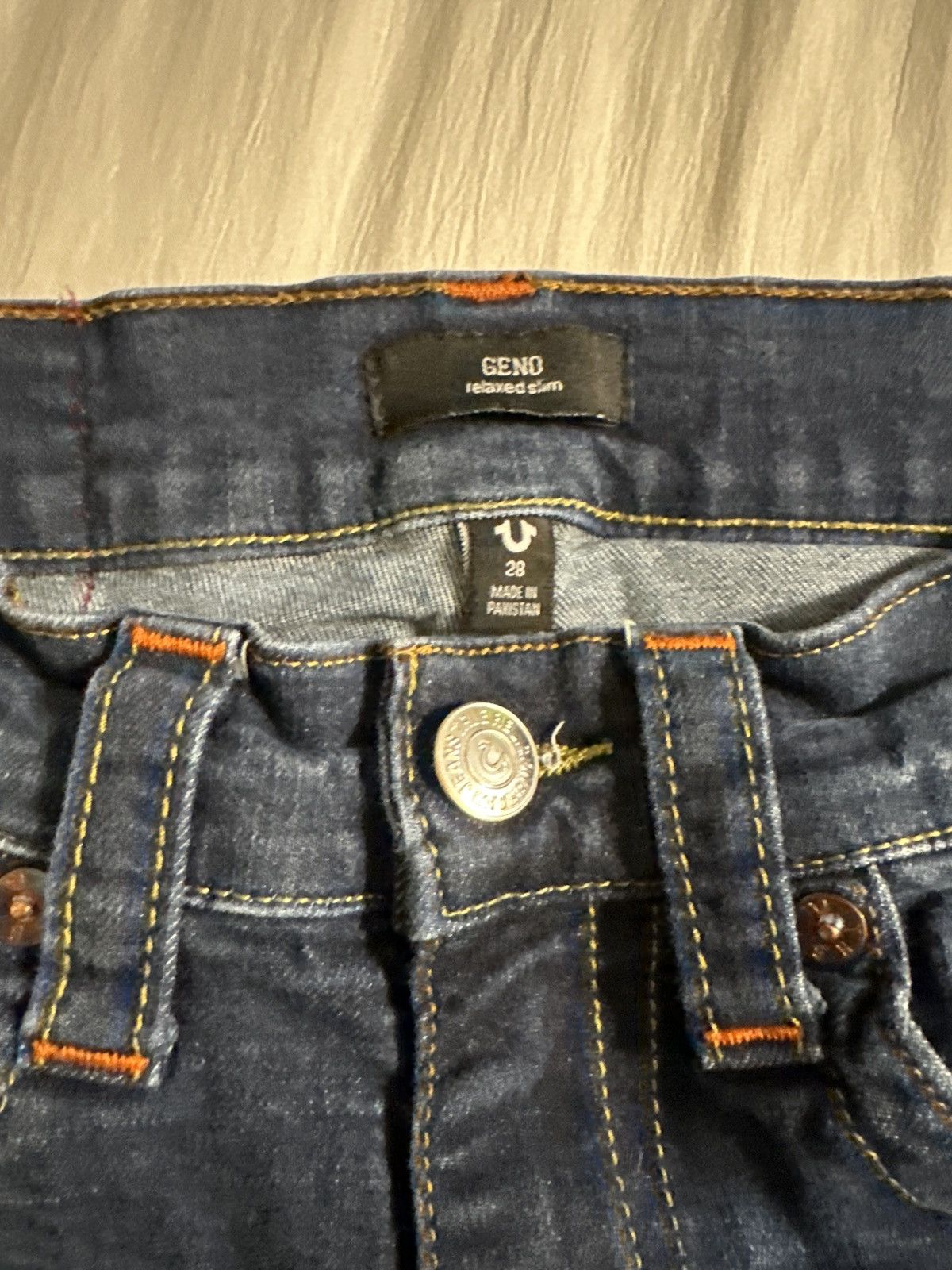 True Religion True Religion Brand Jeans Geno Relaxed Slim Fit Size US 28 / EU 44 - 4 Thumbnail
