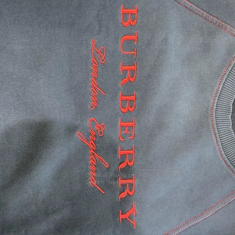 Burberry Burberry Embroidered Letter Sweatshirt. Size US S / EU 44-46 / 1 - 4 Thumbnail