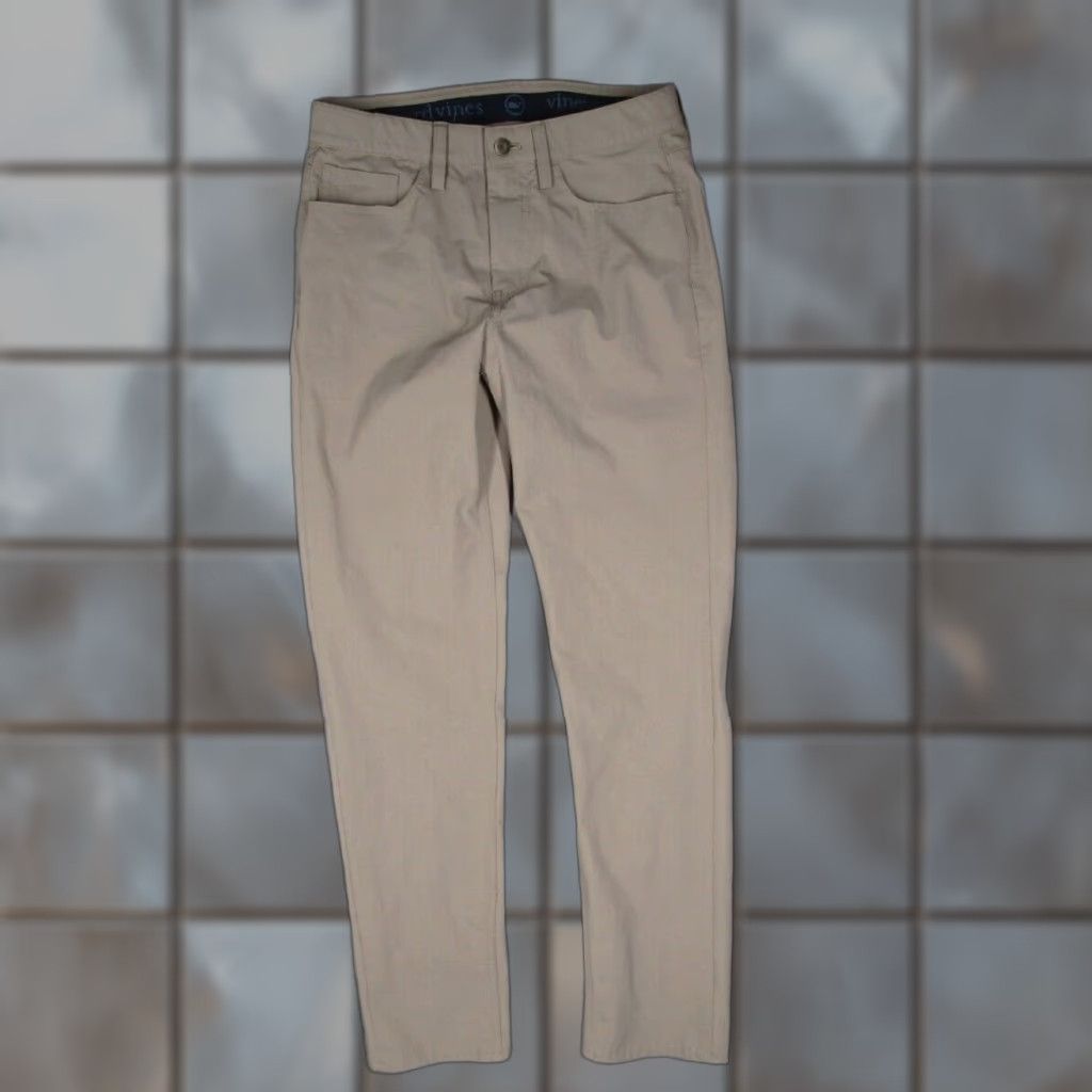 Lululemon Vineyard Vines Pants Men 28 Beige On The Go OTG performance Chino 28x32 Size US 28 / EU 44 - 1 Thumbnail