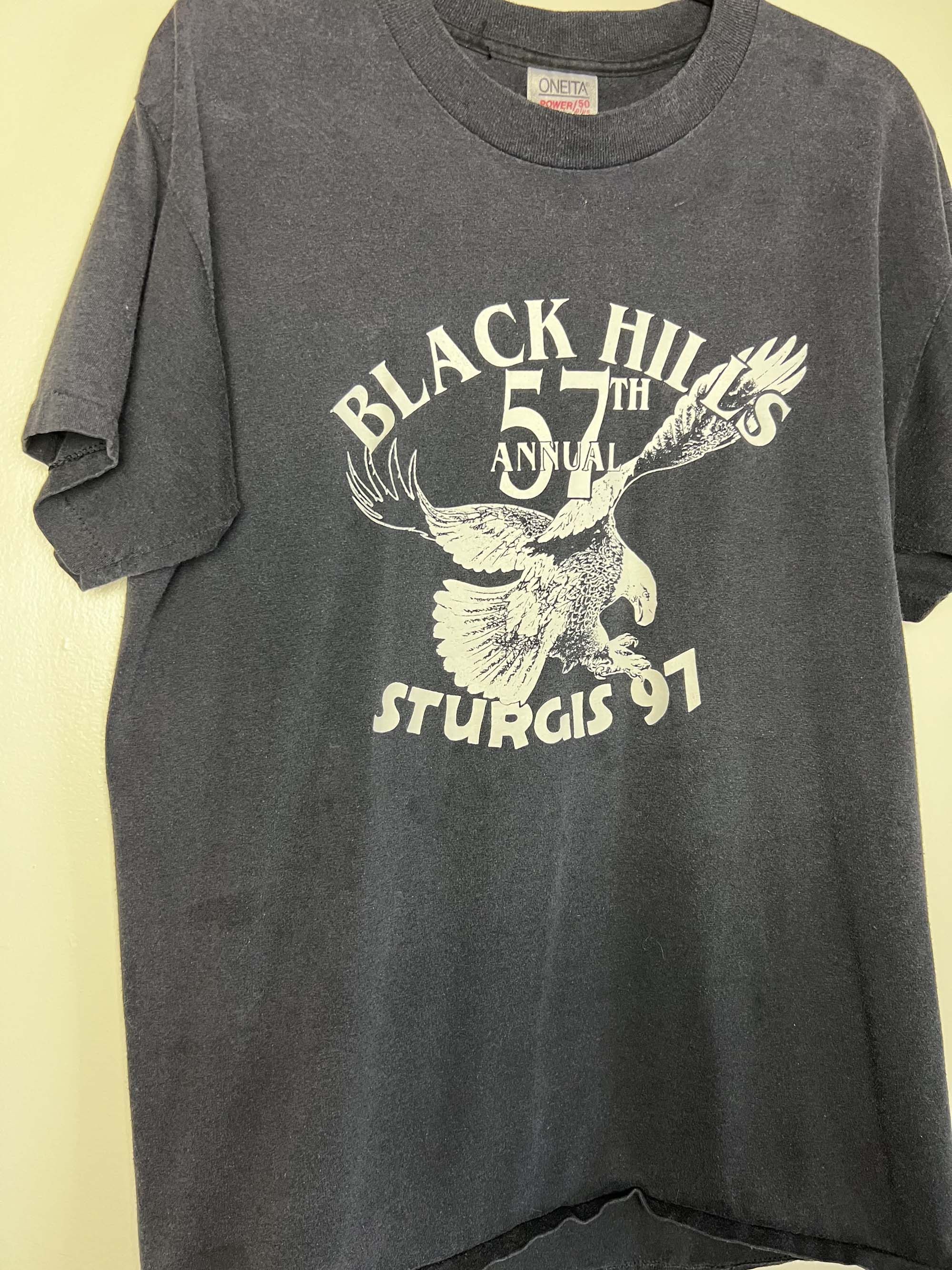 Vintage Vintage Sturgis 1997 Black Hills 57th Annual T-Shirt Size US L / EU 52-54 / 3 - 5 Thumbnail
